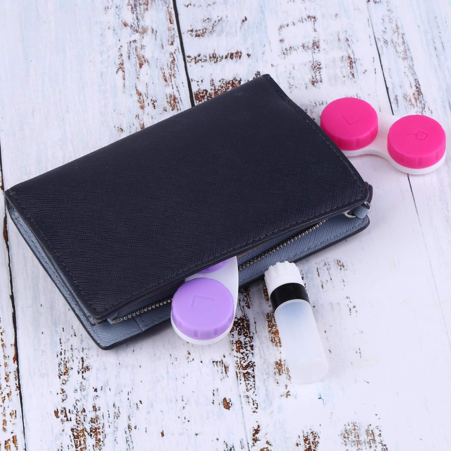 Elcoho 36 Pack Colorful Contact Lens Case Left/Right Contact Lens Soak Storage Contact Lens Travel Container, 4 Colors - Image 6