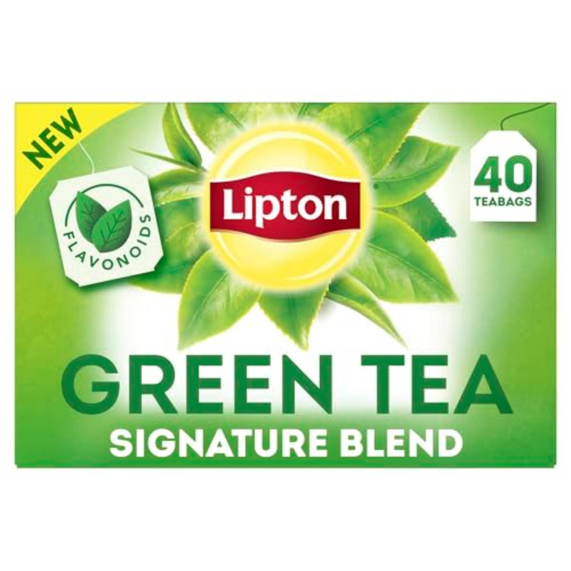 Lipton Signature Blend Green Tea Bags, Unsweetened Teabags for Hot Tea or Iced Tea with Caffeine and Flavonoids, 240 Total Tea Bags (40ct - Pack of 6) - Image 4