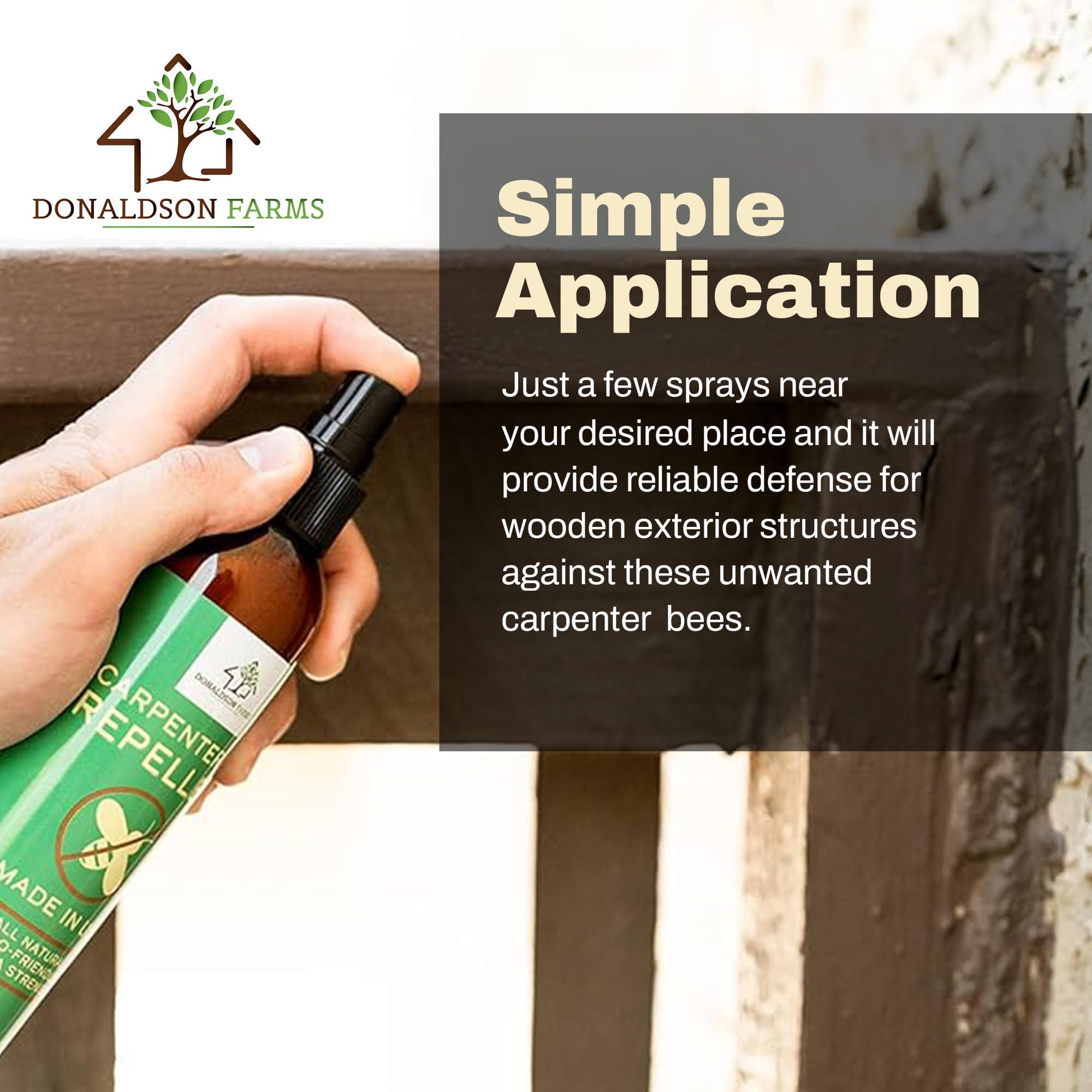 Donaldson Farms Carpenter Bee Repellent Spray – Organic Citrus Oil Spray for Outdoor Timber Structures and Furniture, 8oz - Image 6