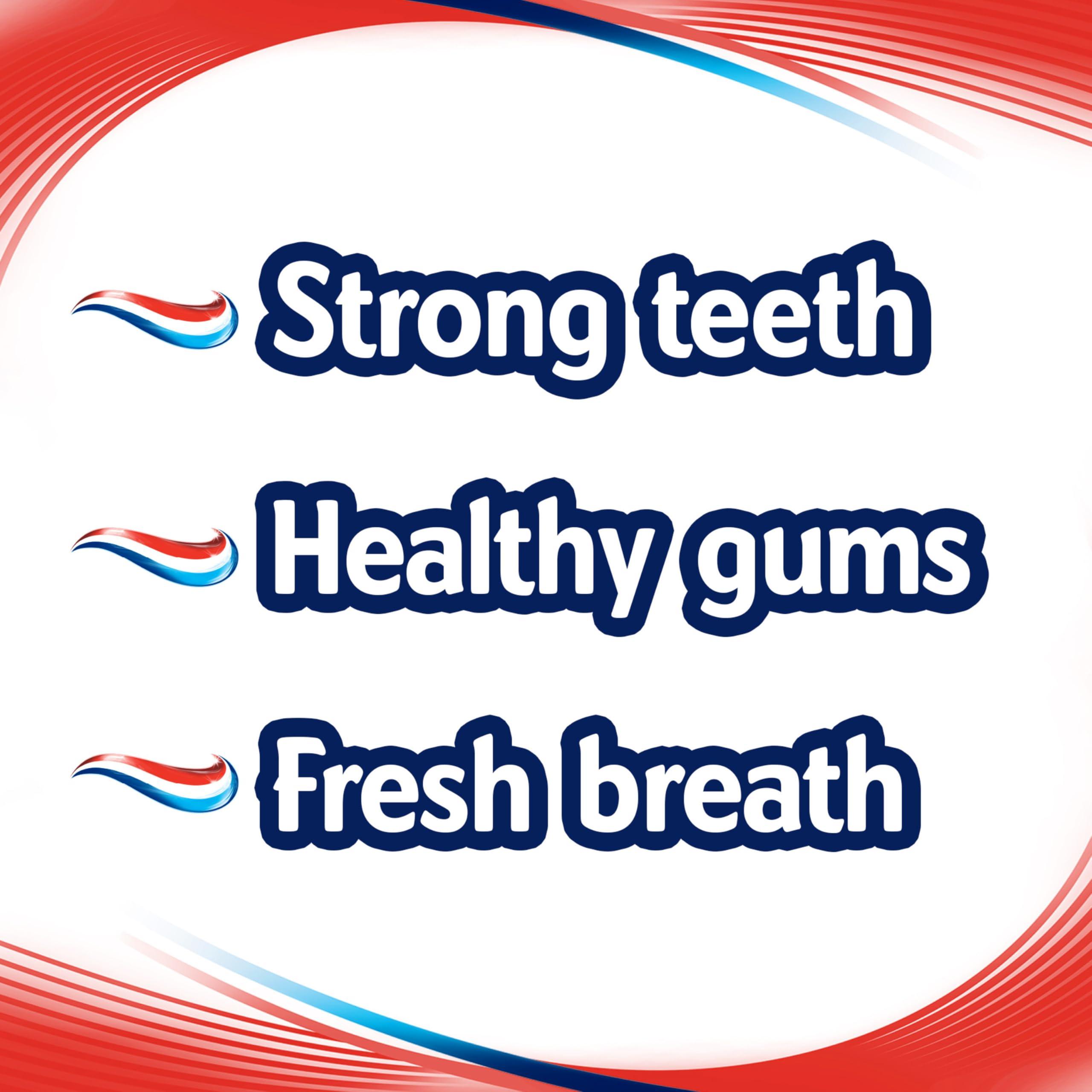 Aquafresh Cavity Protection Fluoride Toothpaste for Healthy Gums, Strong Teeth, and Fresh Breath, Cool Mint, 5.6 oz - Image 4