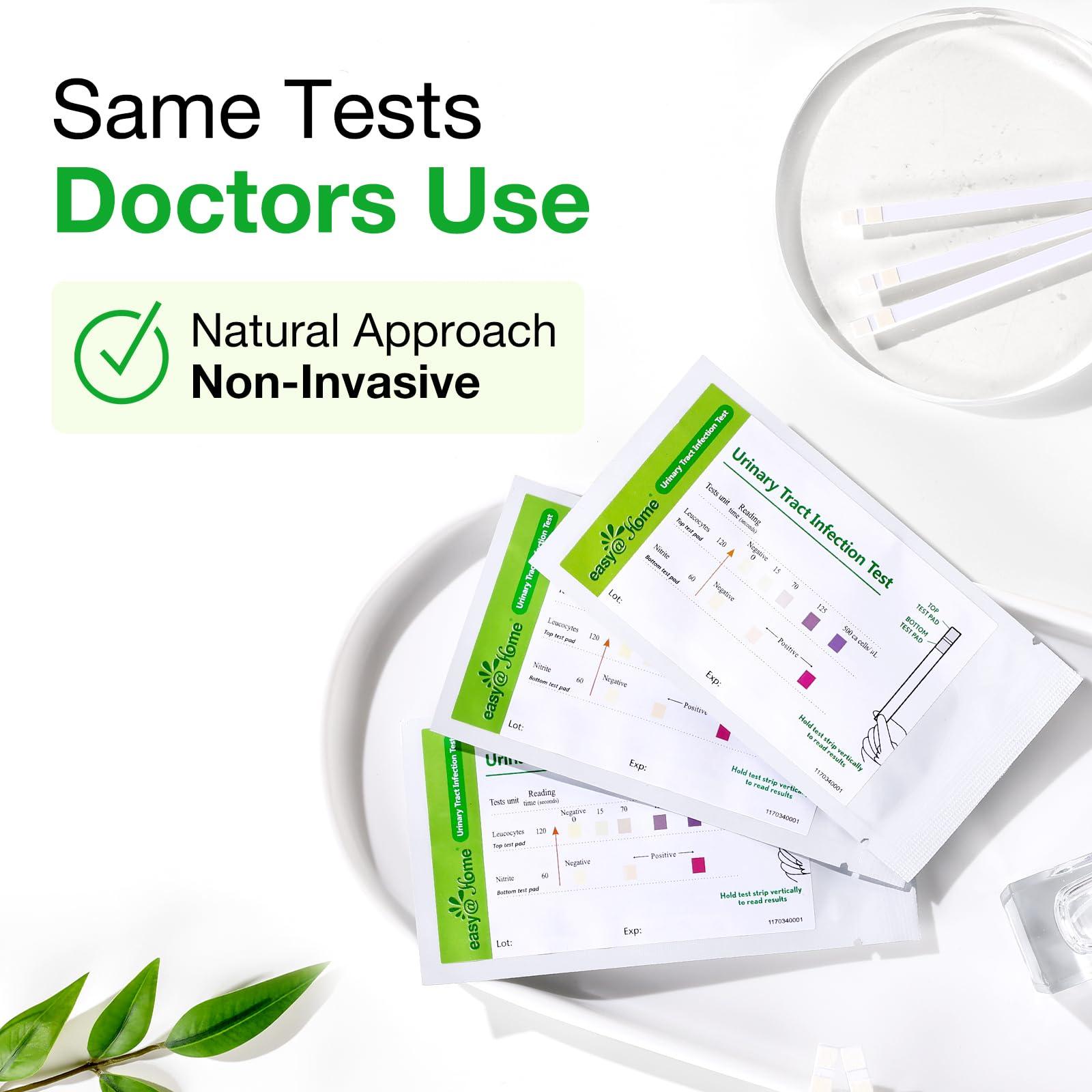 Easy@Home UTI Test Strips: Highly Accurate Urinary Tract Test Kit for Women Men, Bladder Infection UTI Urine Testing, Quick Results, OTC Use (UTI - 5 Pack) - Image 3