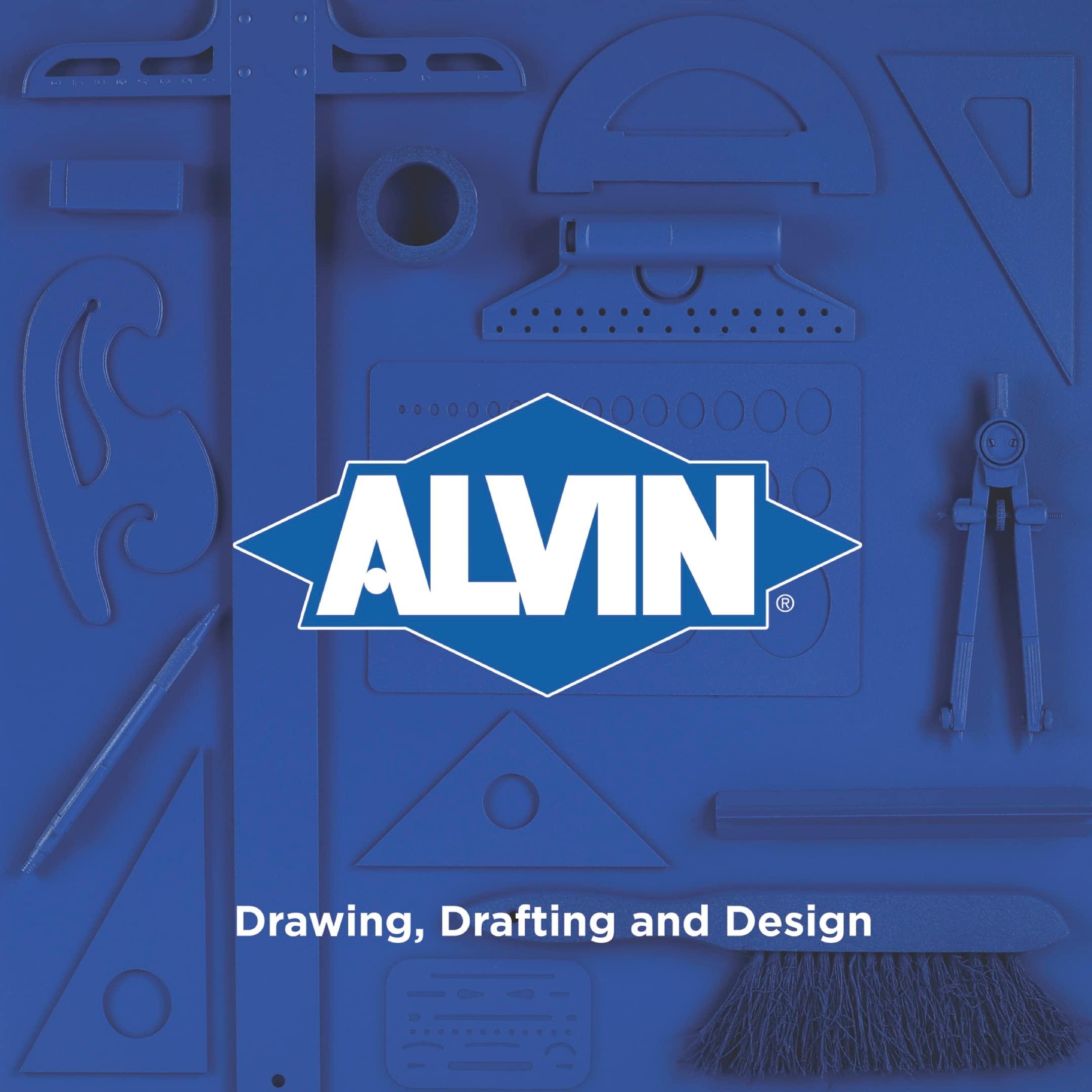 ALVIN, TD4000, Circle Guide Template, Drawing and Drafting Tool for Art, Architecture and Drafting 8.625 inches x 11.125 inches x .030 inches - Image 4