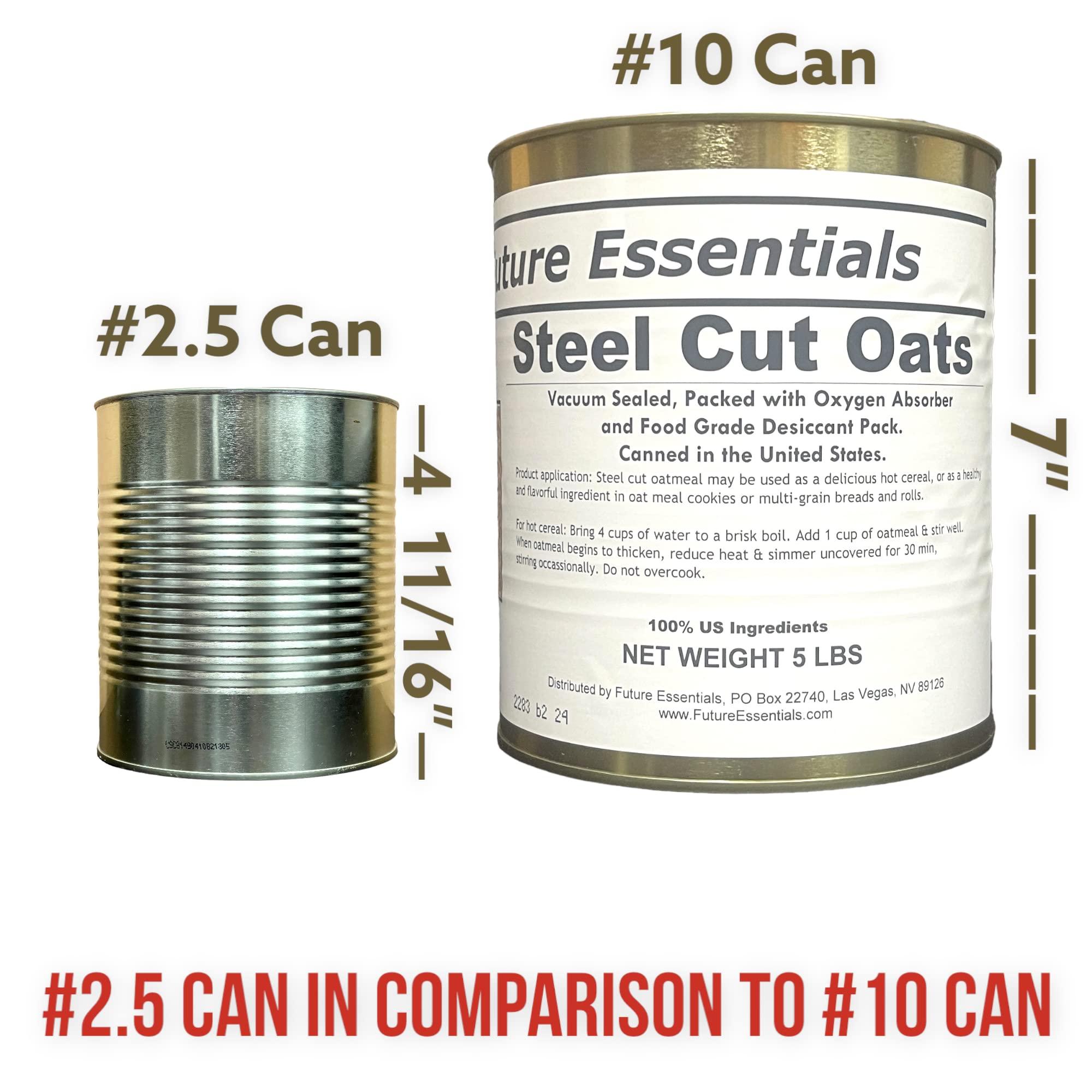 1 Can of Future Essentials Canned Steel-Cut Oats #10 Can - Image 3