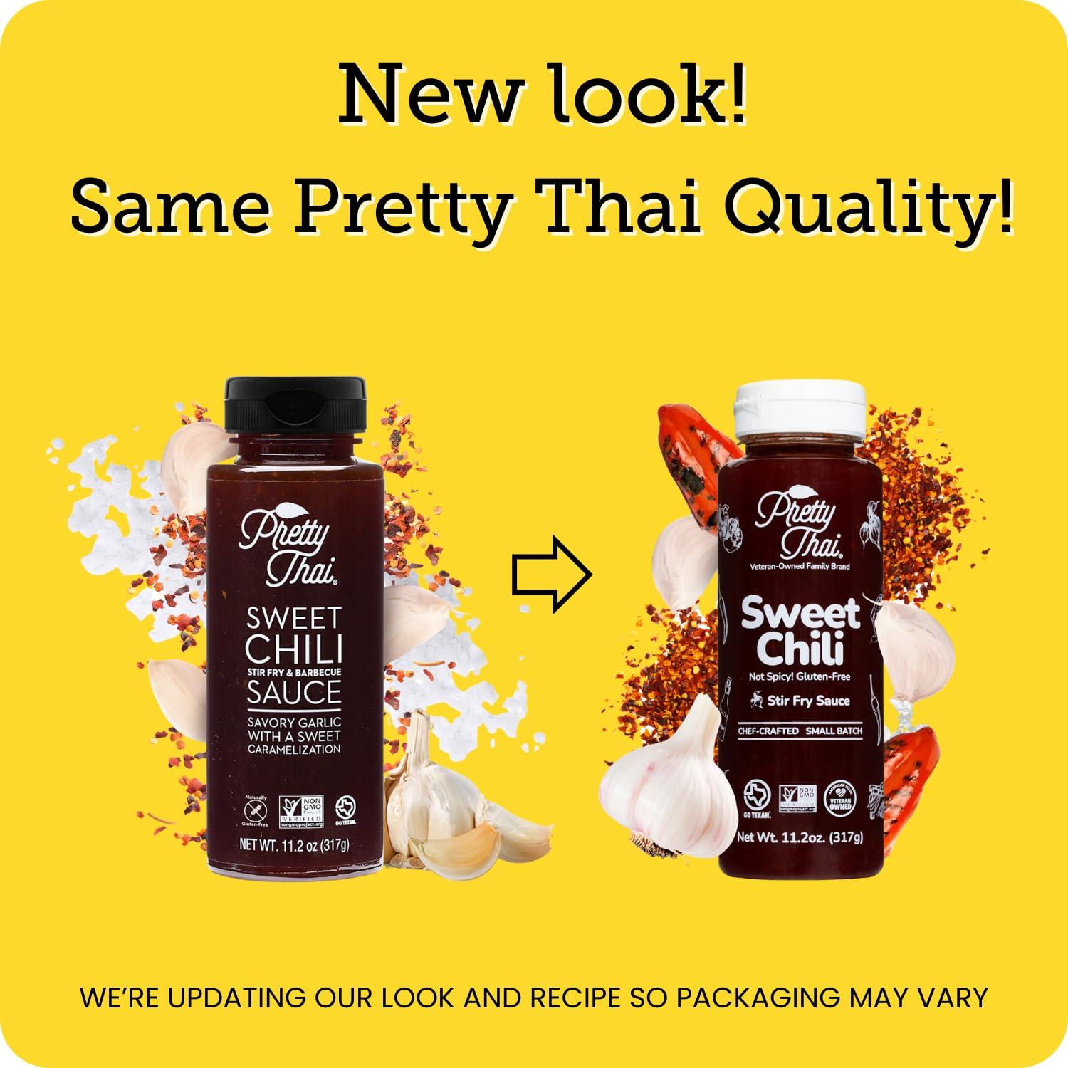 Pretty Thai Sweet Chili Sauce, Gluten Free Certified Non-GMO Authentic Vegan Stir Fry, BBQ Condiment, Dipping Sauce, Rice Seasoning, 100% Natural - Image 3