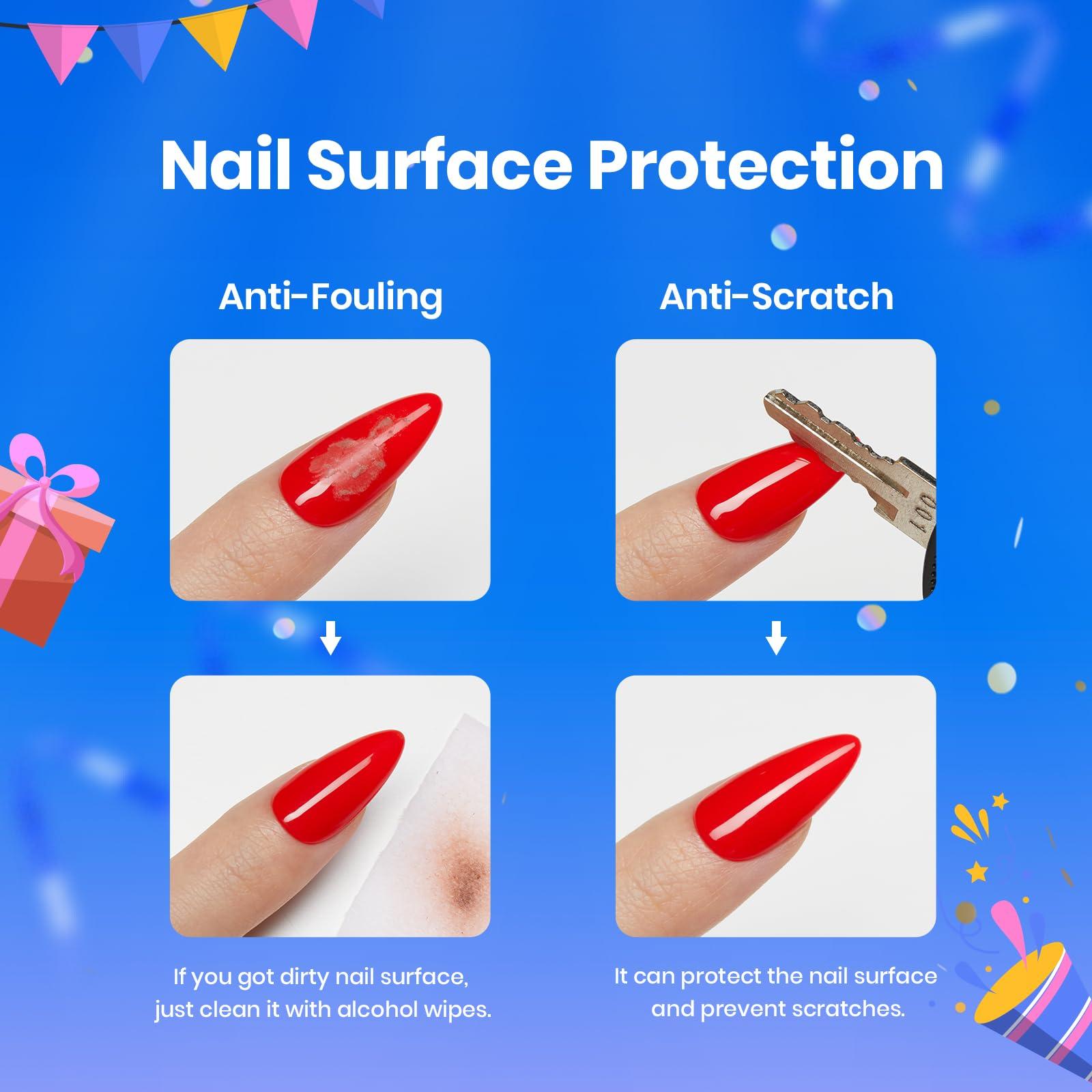 beetles Gel Polish 2Pcs 15ml No Wipe Top Coat Gel Nail Polish High Gloss Shiny Long-Lasting Clear Gel Top Coat, Soak Off Nail Lamp, Home DIY Professional Manicure and Nail Salon - Image 3