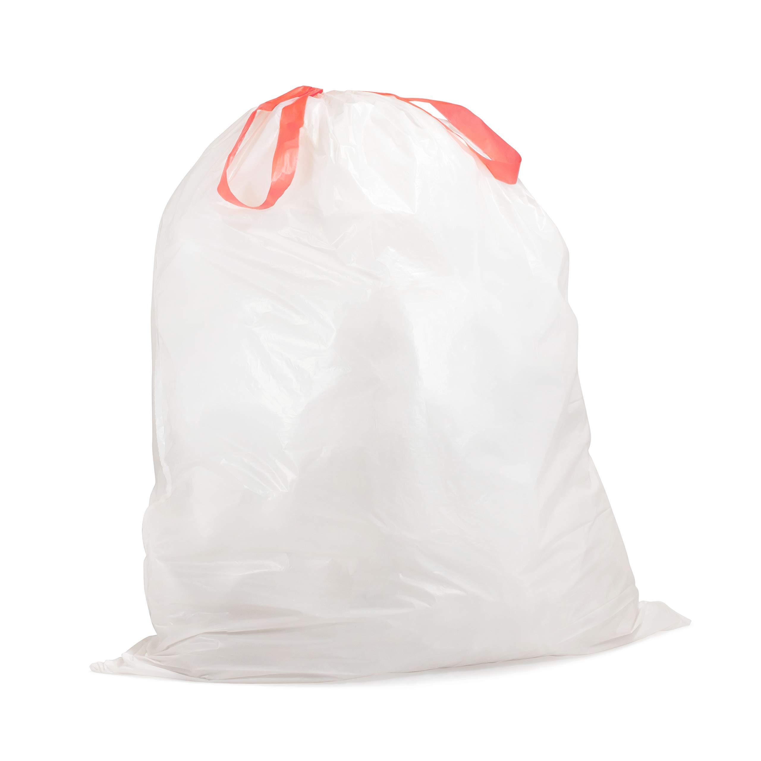 UNSCENTED 21 Gal / 80 Liter | Drawstring Closure Trash Bag | Heavy Duty By Qualia (UNSCENTED, 45 BAGS) - Image 4