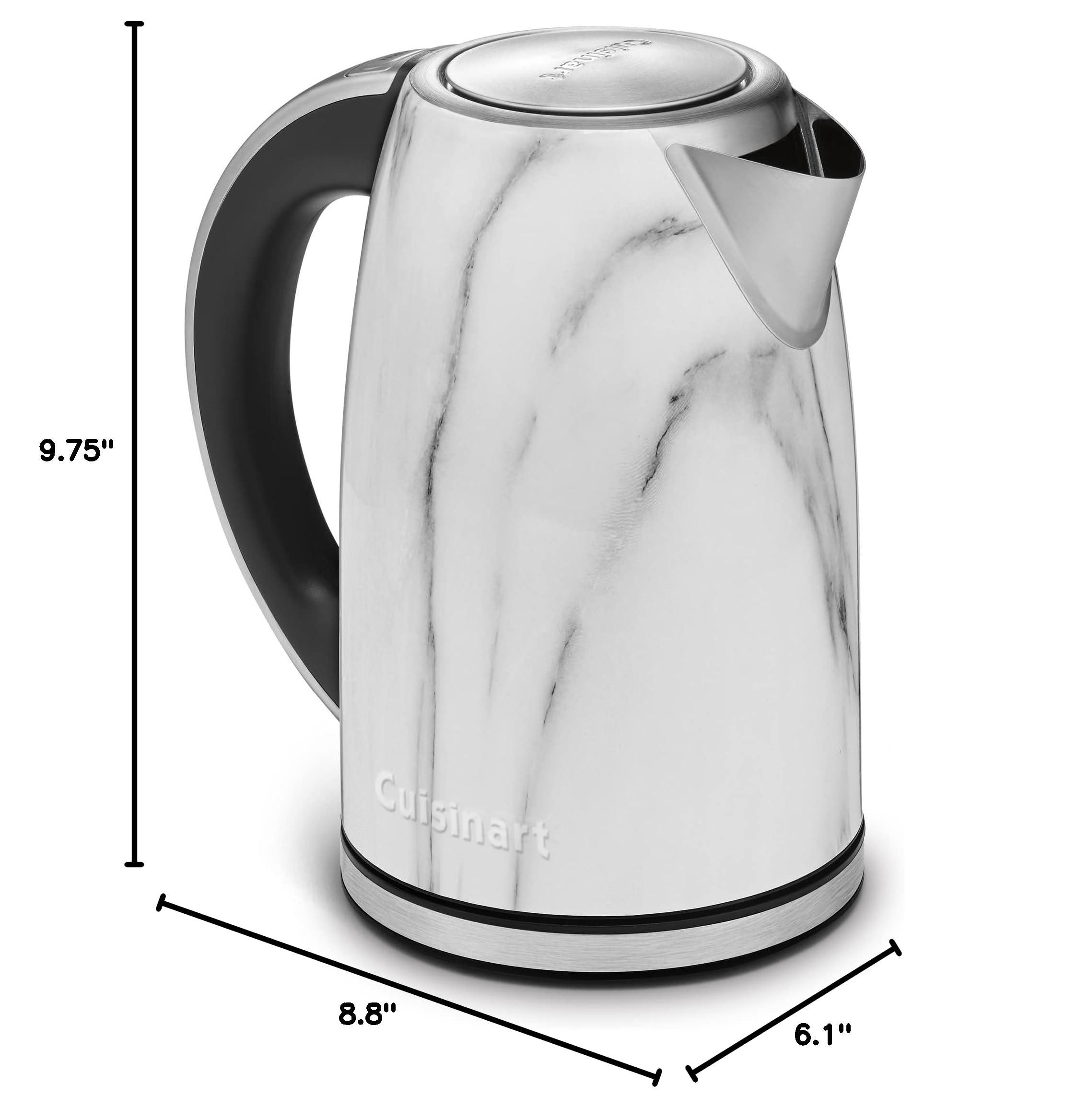 Cuisinart Electric Cordless 1.7-Liter Tea Kettle, Marble, JK-17MTG - Image 3