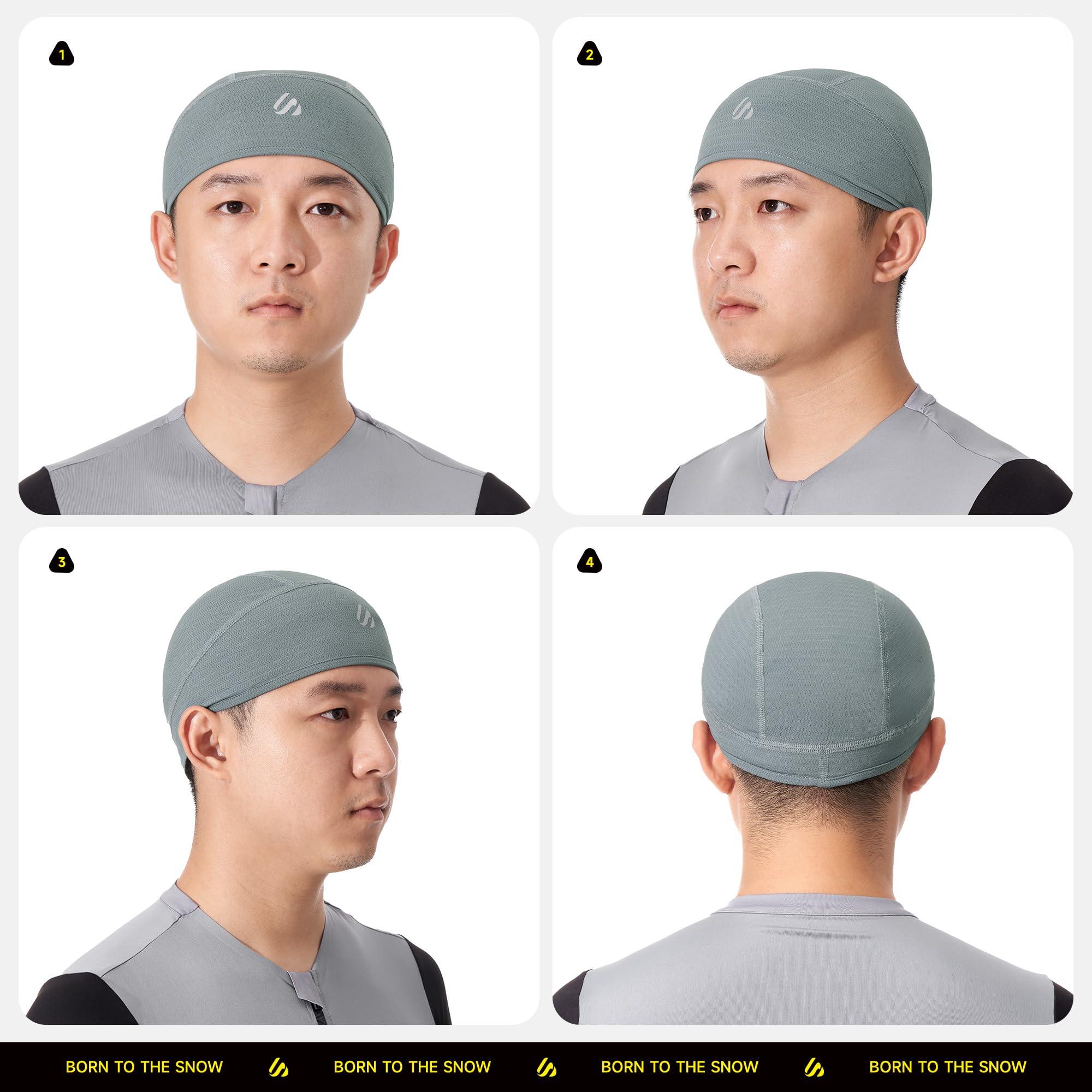 3 Pieces Skull Cap for Men Women Cooling Hat Welding Cycling Bike Head Wrap Hard Hat Durags-Fits Under Helmets - Image 5