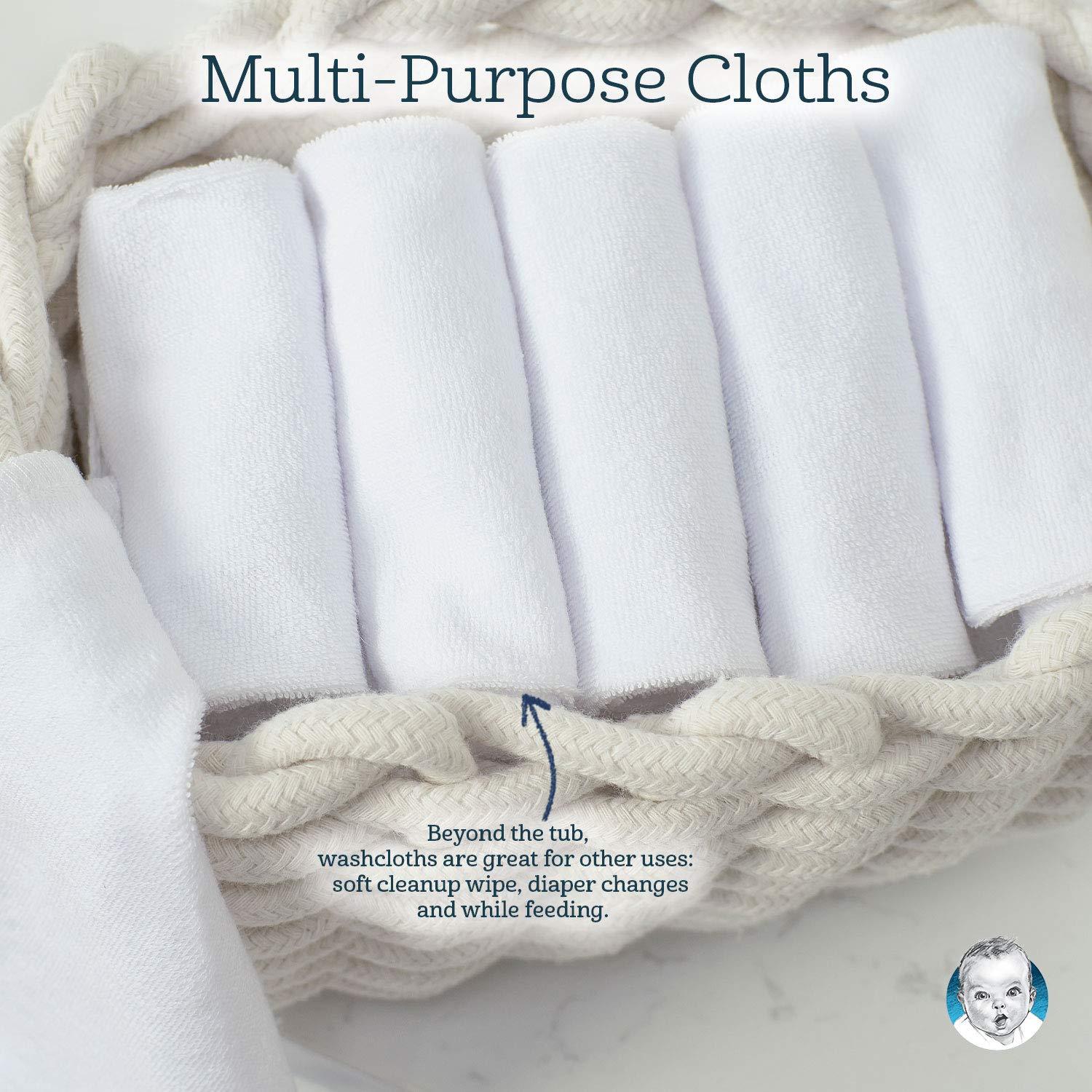 Gerber Washcloth, White, 6-Count - Image 9
