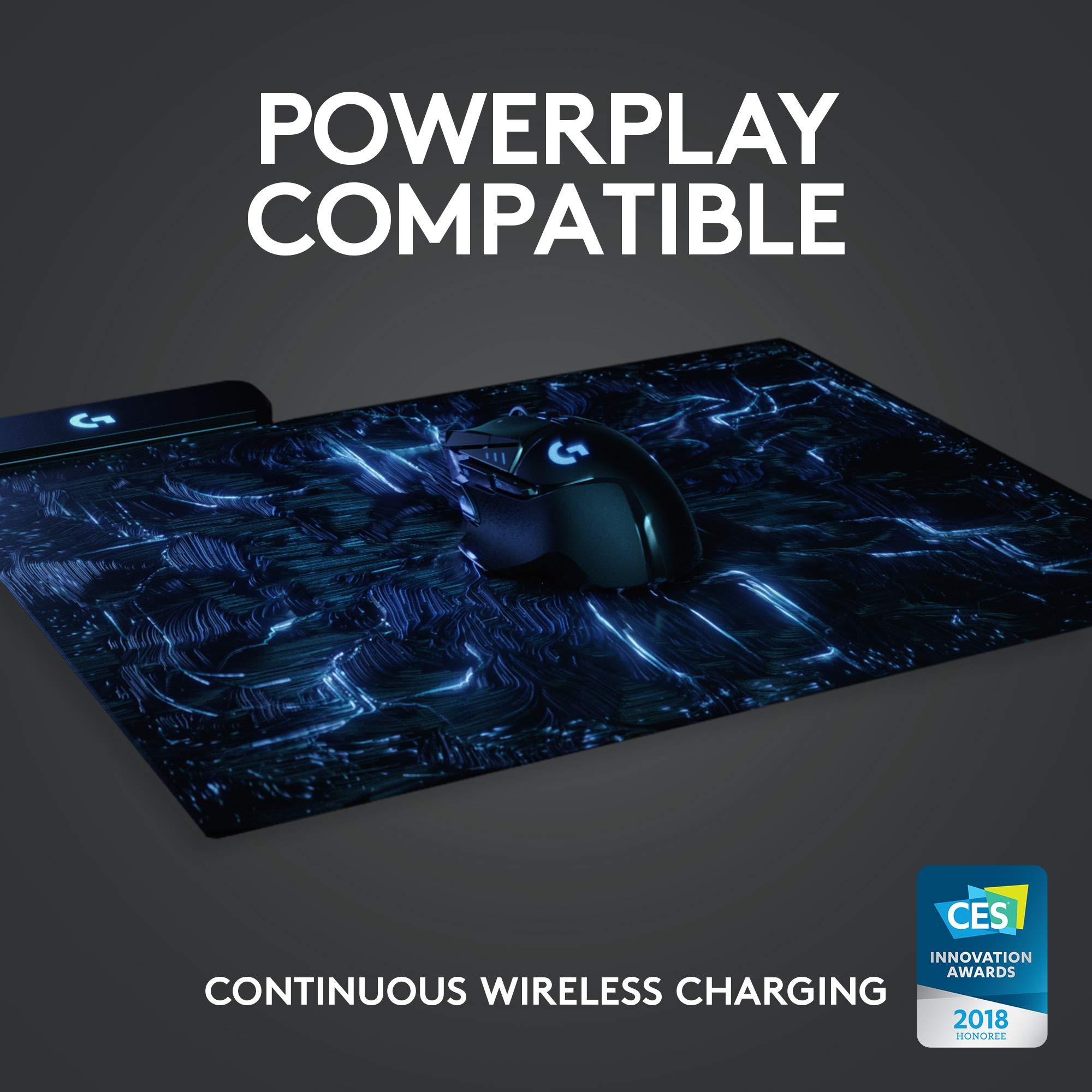Logitech G502 Lightspeed Wireless Gaming Mouse with Hero 25K Sensor, PowerPlay Compatible, Tunable Weights and Lightsync RGB - Black - Image 5