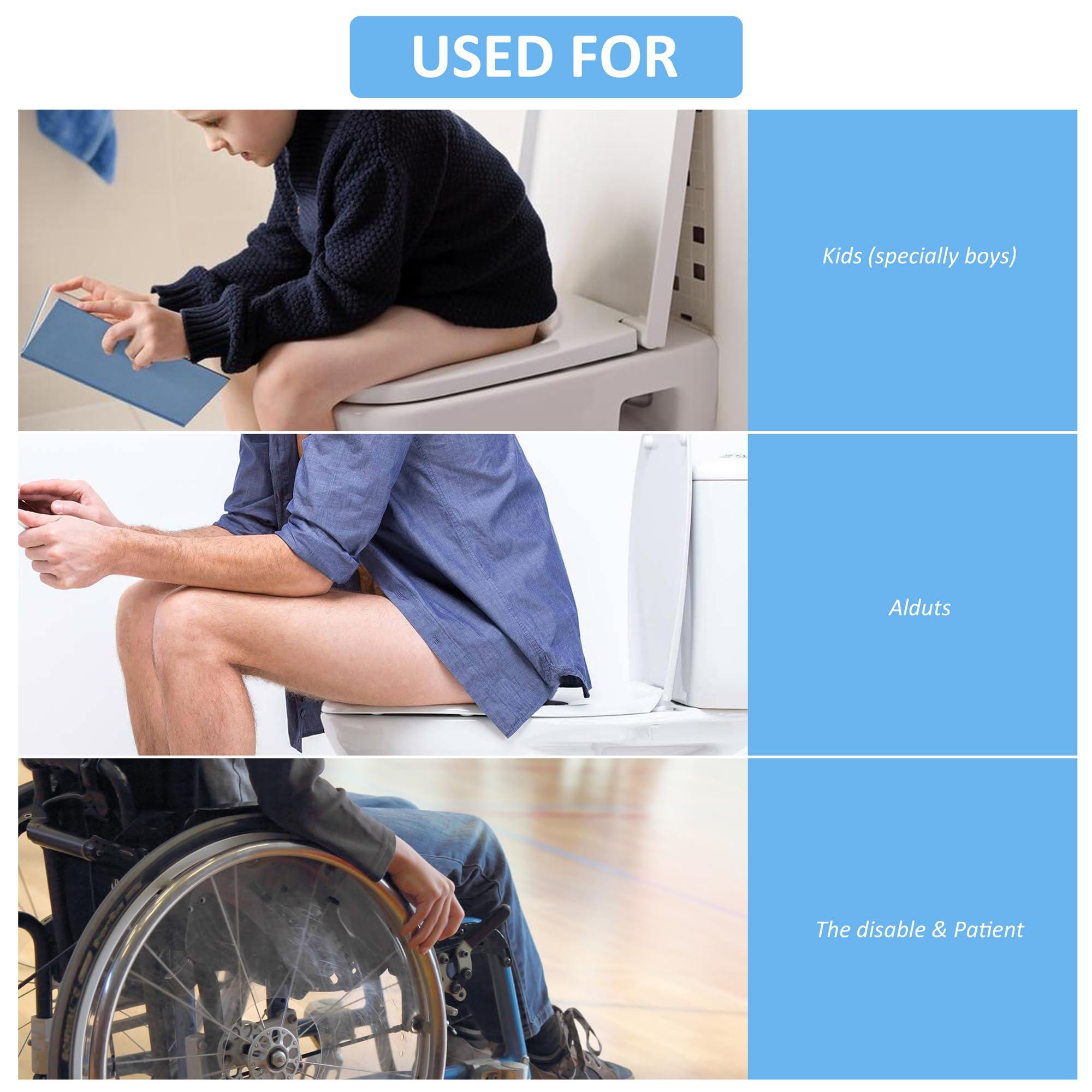 Doytn Universal Pee Deflector for Toilet Seat with Toilet lid Lifter, Toilet Splash Guard Prevents Kids and Adult from Peeing Splash Size ：11.5 * 8.3”(2PCS) - Image 8