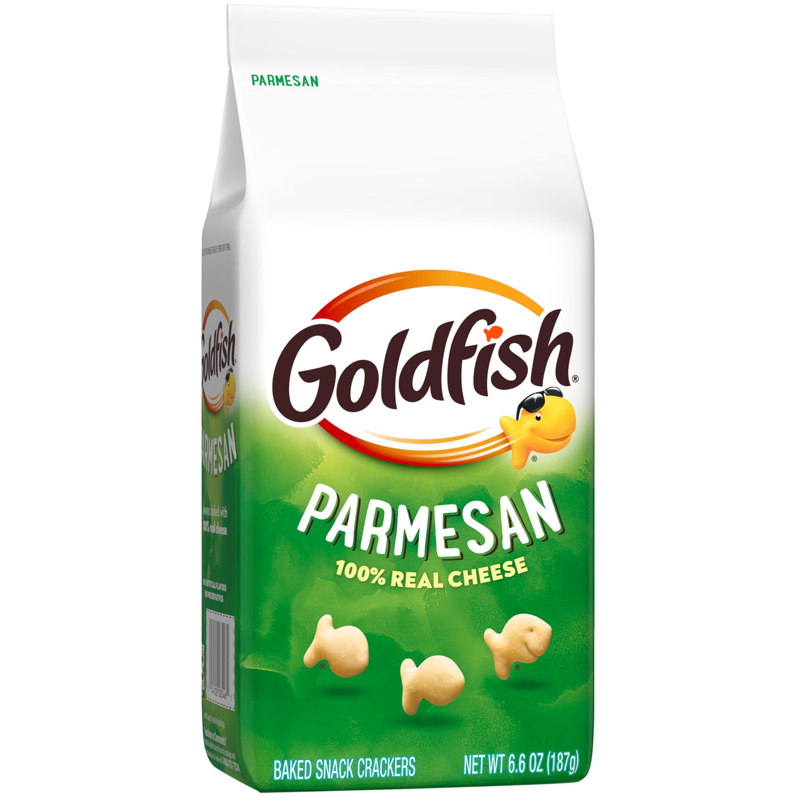 Goldfish Parmesan Crackers, Snack Crackers, 6.6 oz bag - Image 5