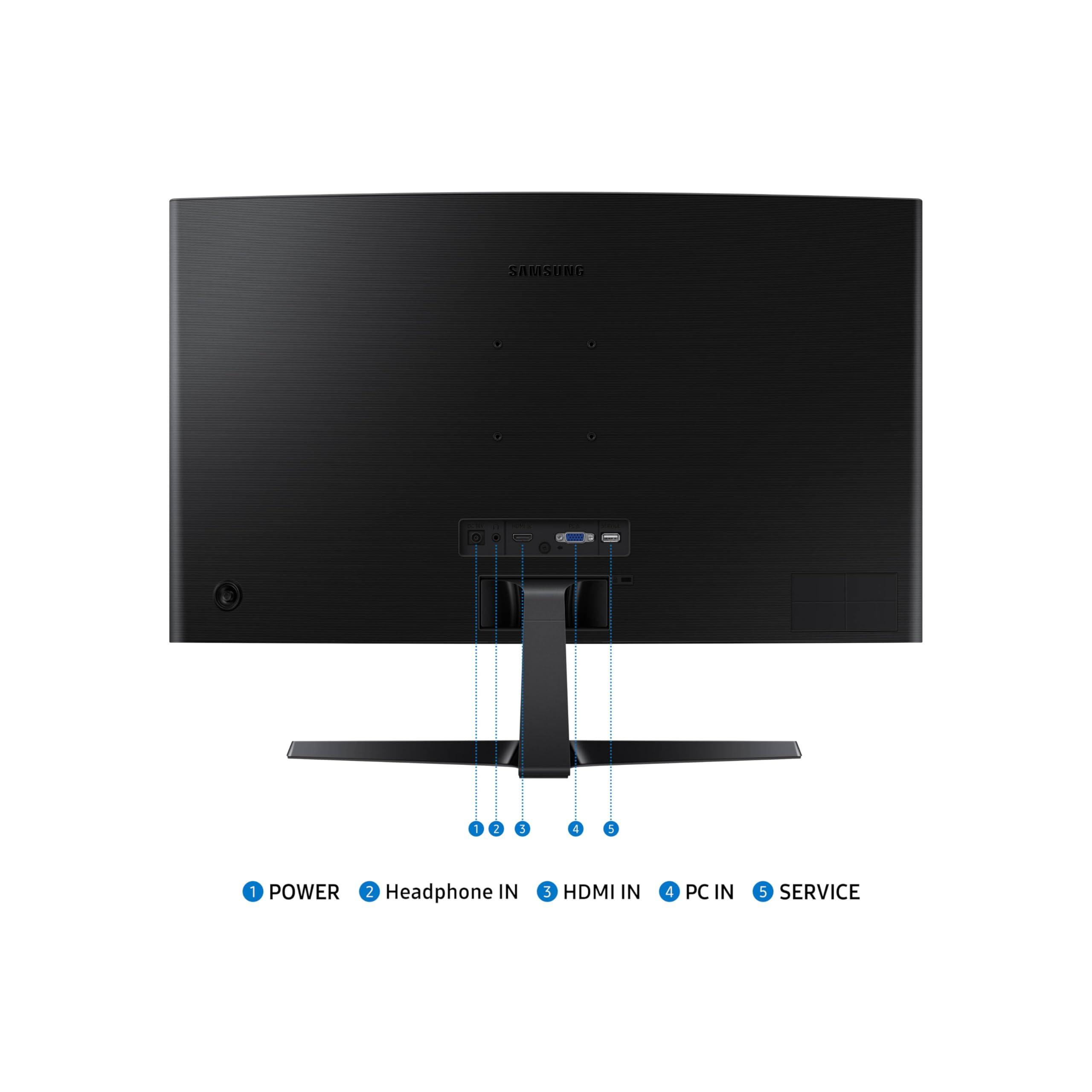 SAMSUNG 27" Essential S3 (S36GD) Series FHD 1800R Curved Computer Monitor, 100Hz, Game Mode, Advanced Eye Comfort, HDMI and D-sub Ports, LS27D366GANXZA, 2024 - Image 7