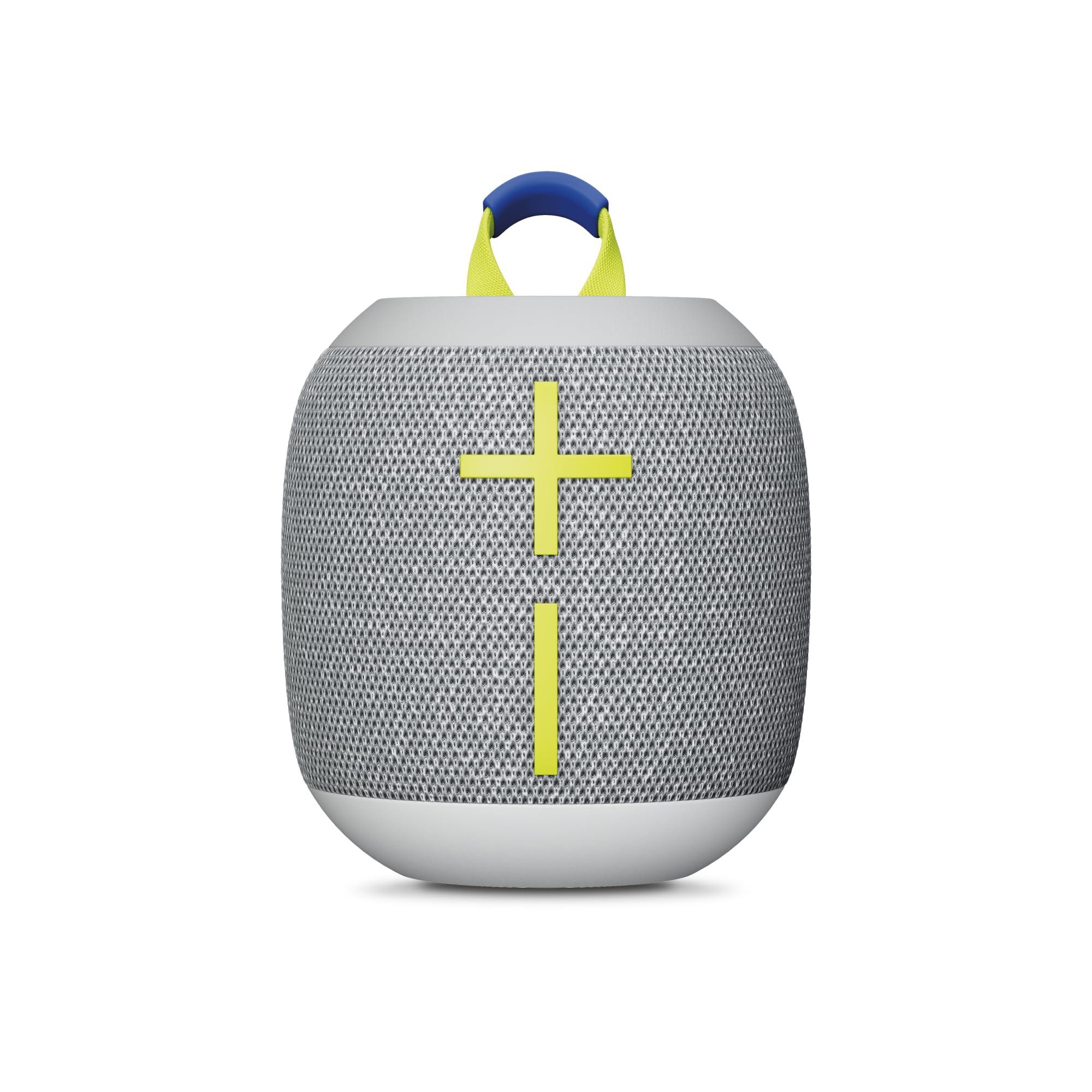 Ultimate Ears WONDERBOOM 4 Outdoor Speakers Bluetooth Waterproof with Big Bass & 360-Degree Sound, Dustproof Floating Wireless Speaker, 131ft Range - Gray