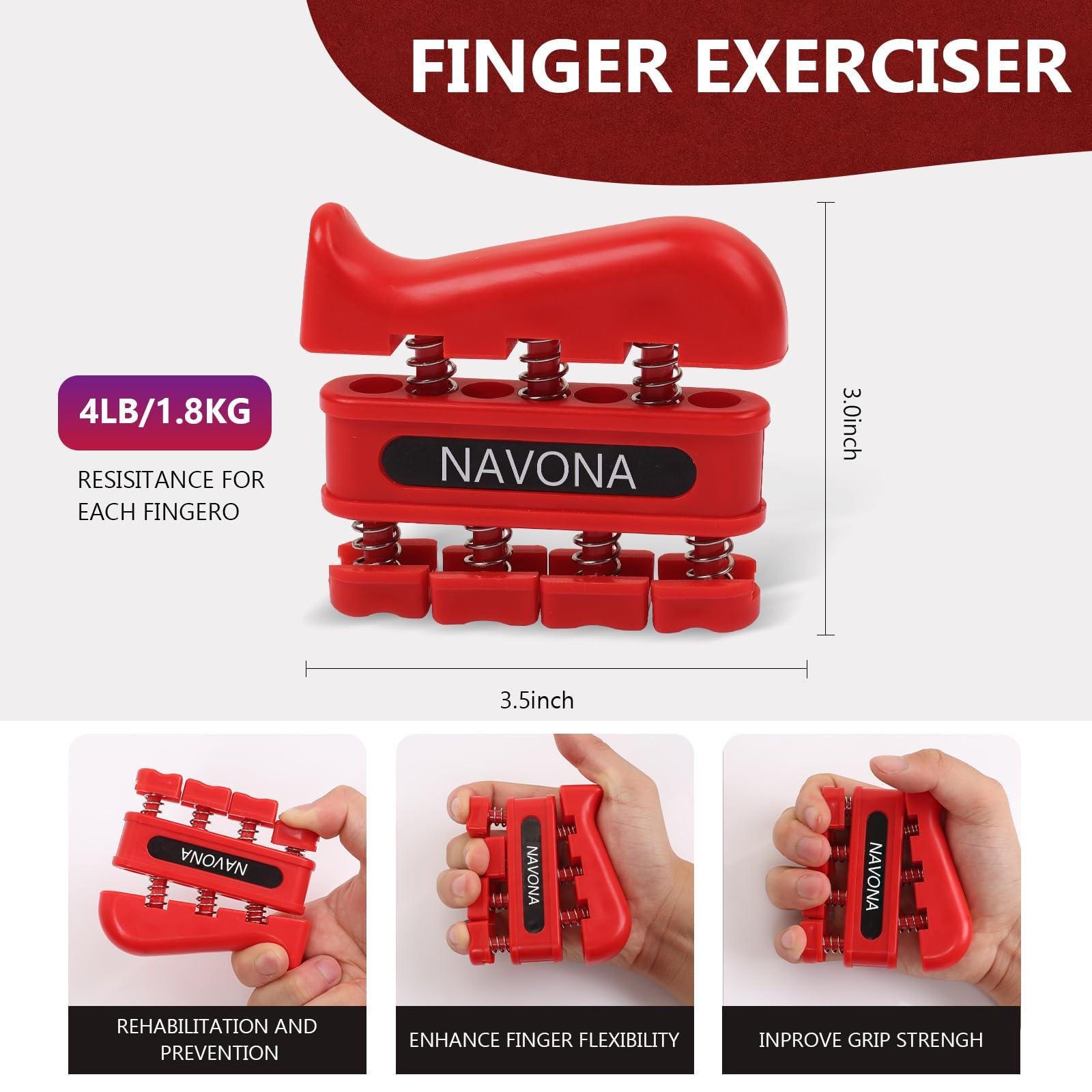 13 PCS Grip Strength Trainer Kit, Hand Gripper Strengthener, Forearm Strengthener, Finger Strengthener, Finger Exerciser, Stress Relief Ball, Forearm Workout Ring for Muscle Building and Injury Recover - Image 4