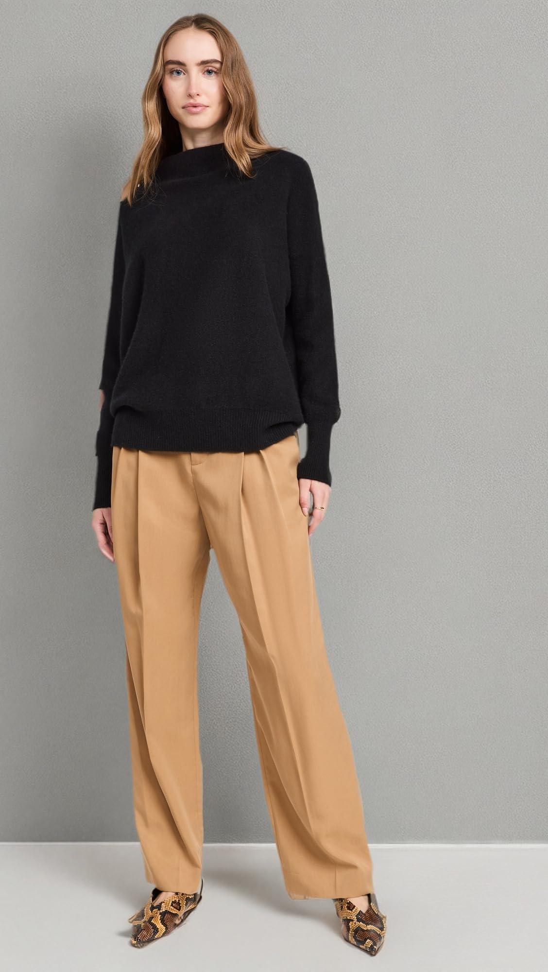 Vince Women's Boiled Funnel Neck Pullover - Image 7