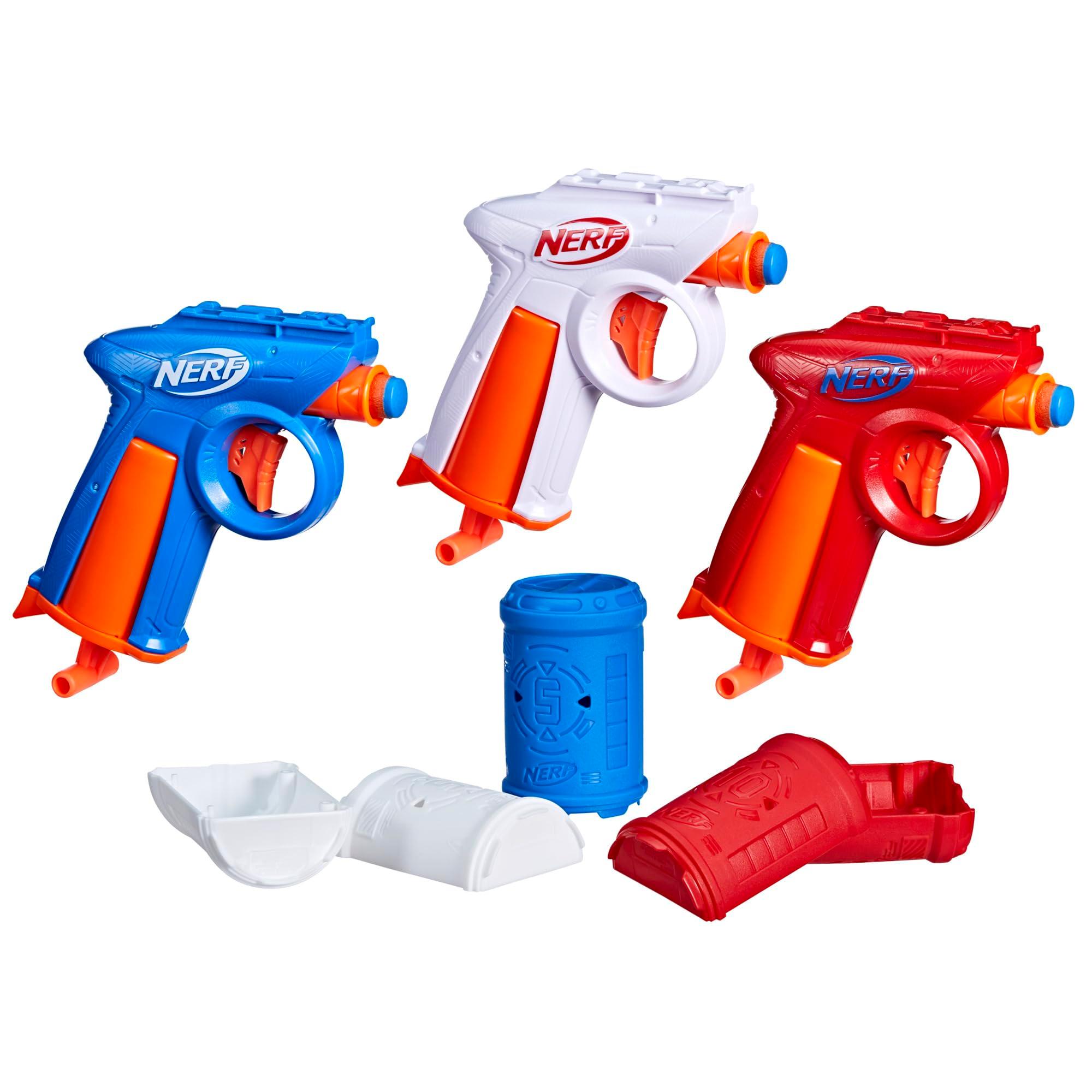 NERF N Series Backyard Triple Pack, Includes 3 Flex Blasters, 3 Targets, 30 N1 Darts, Ages 8+ (Amazon Exclusive) - Image 2