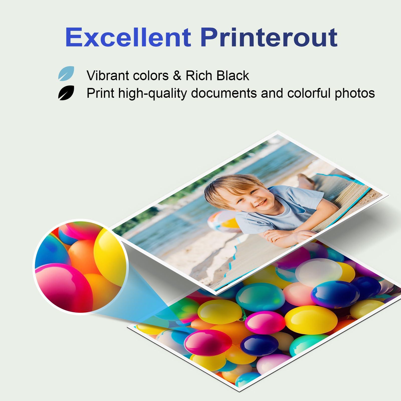 LC406 Ink Cartridges Replacement for Brother LC406 Ink Cartridges LC406XL LC 406 XL Compatible with Brother MFC-J4335DW MFC-J4345DW MFC-J4535DW MFC-J5855DW Printer,4 Pack - Image 4