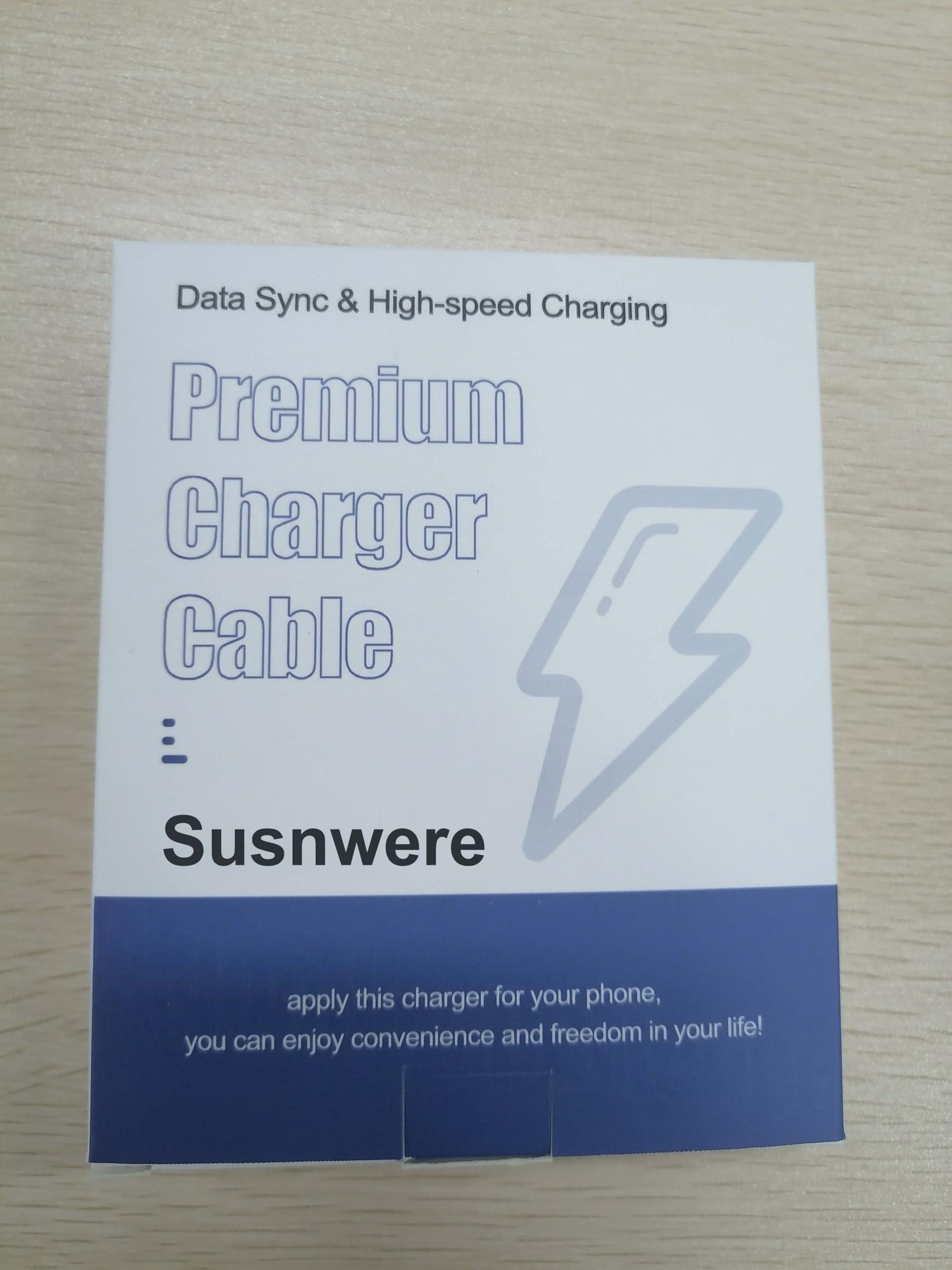 Susnwere 4 Pack [Apple MFi Certified] Apple Charging Cables 6ft, iPhone Chargers, Lightning Fast iPhone Charging Cord for iPhone 12/11/11Pro/11Max/ X/XS/XR/XS Max/8/7, ipad(White) - Image 8