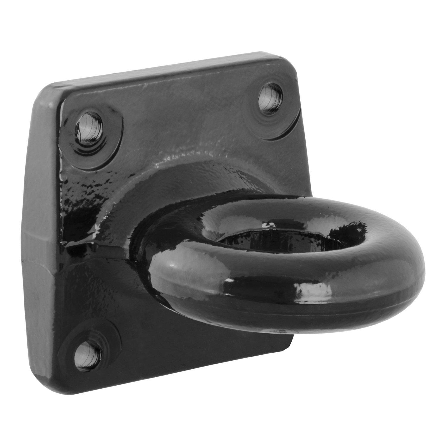 CURT 48550 Black Steel Pintle Hitch Lunette Ring 2-1/2-Inch ID, 35,000 lbs, 4-1/2-Inch Bolt Pattern - Image 6