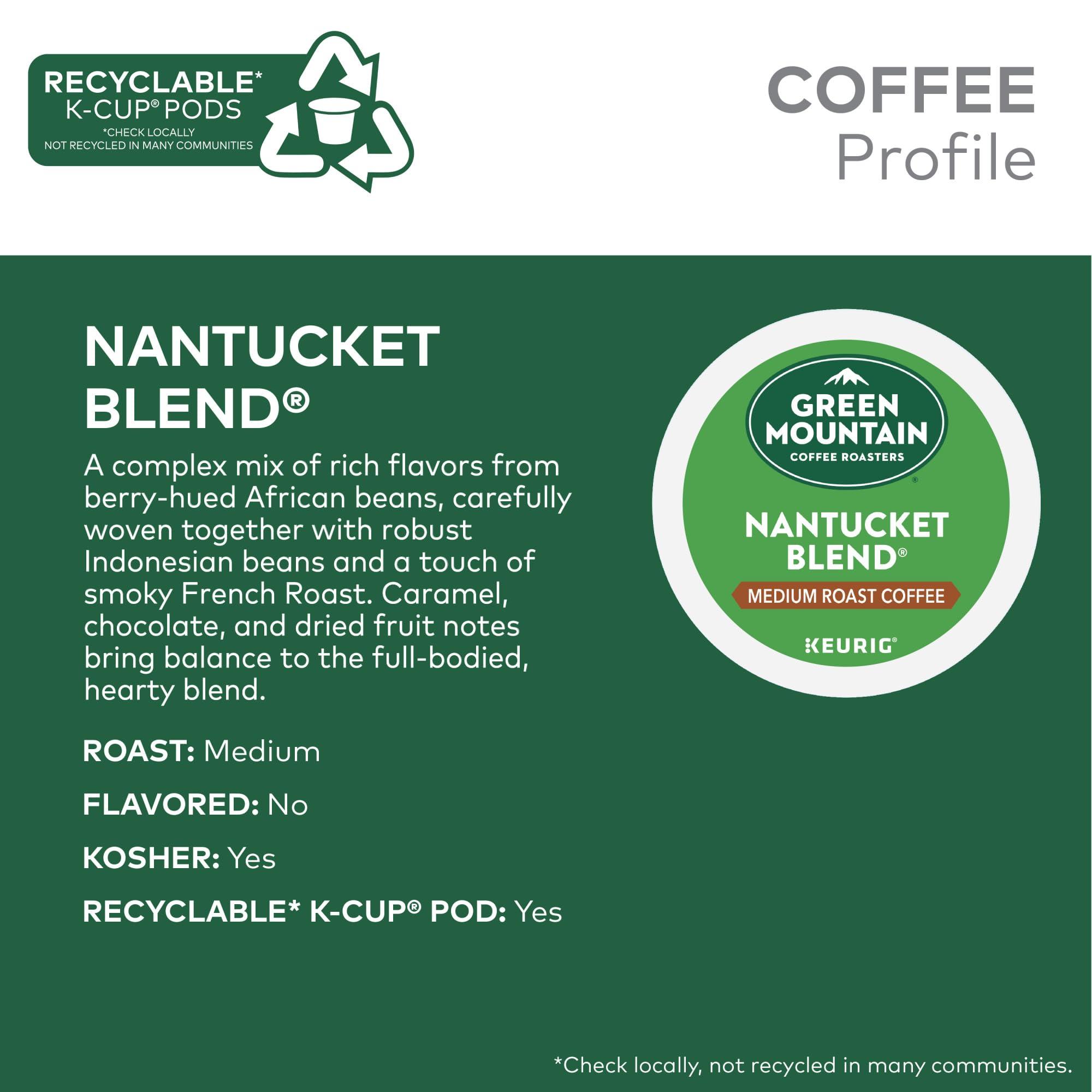 Green Mountain Coffee Roasters Nantucket Blend Keurig Single-Serve K-Cup Pods, Medium Roast Coffee, 96 Count - Image 3