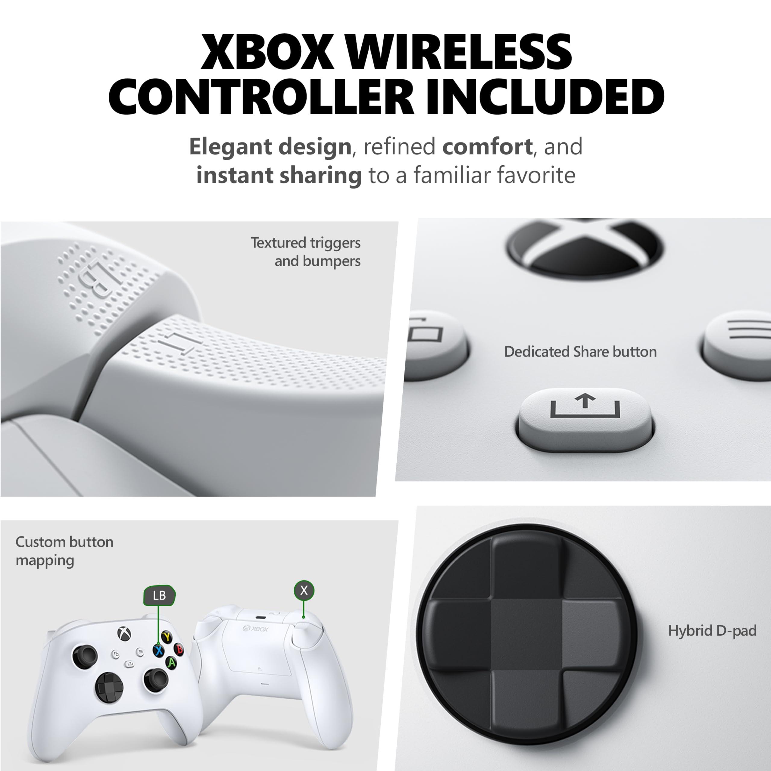 Xbox Series S Starter Bundle - Includes hundreds of games with Game Pass Ultimate 3 Month Membership - 512GB SSD All-Digital Gaming Console - Image 3