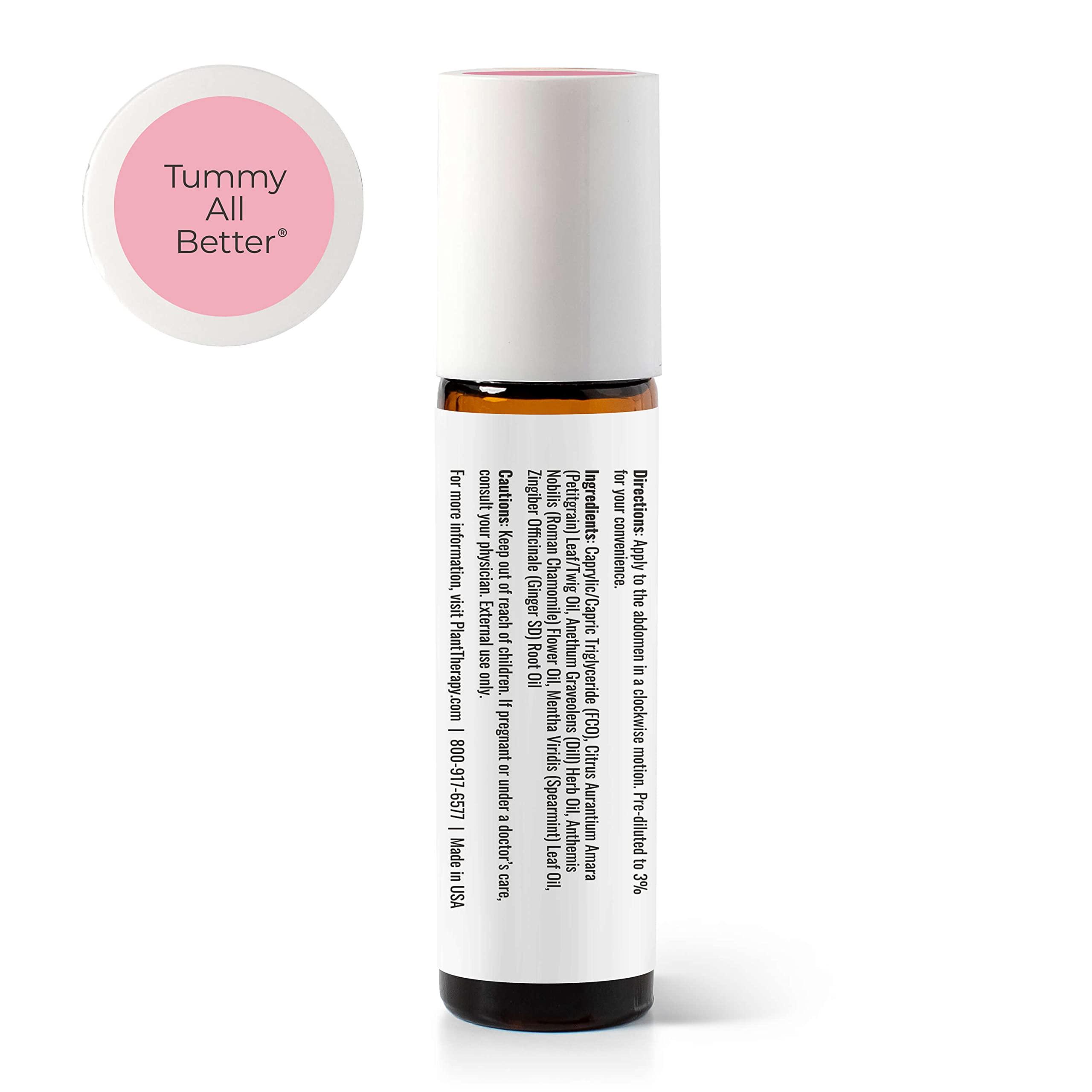 Plant Therapy KidSafe Tummy All Better Essential Oil Blend Pre-Diluted Roll-On 10 mL (1/3 oz) 100% Pure, Therapeutic Grade - Image 7