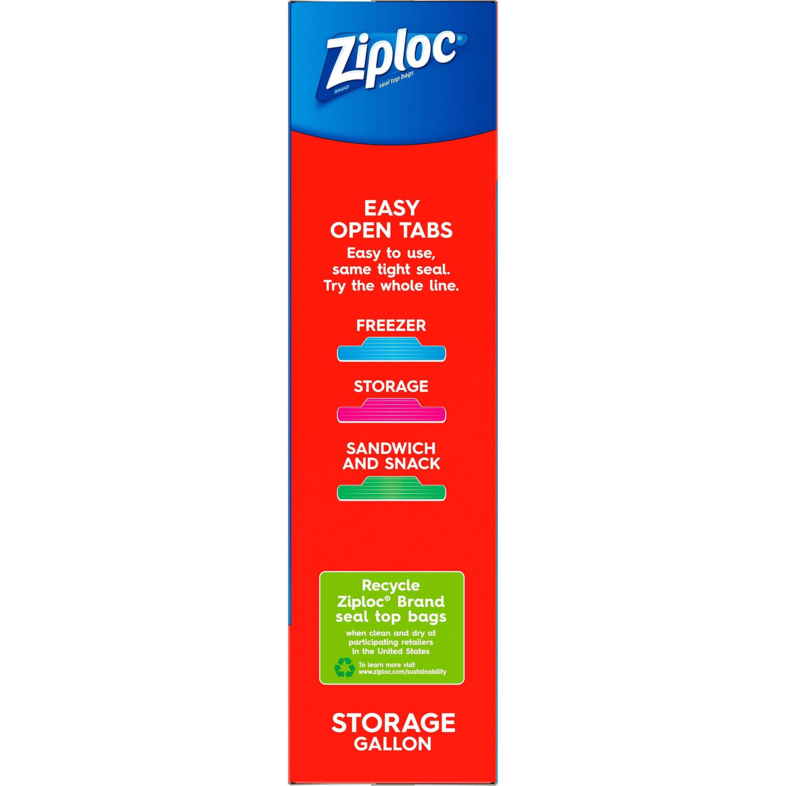 Ziploc 665016 Double Zip/ Storage Bags, 10-9/16 x 10-3/4, 1 Gal, Clear, 38/Box (Case of 9 Boxes) - Image 6