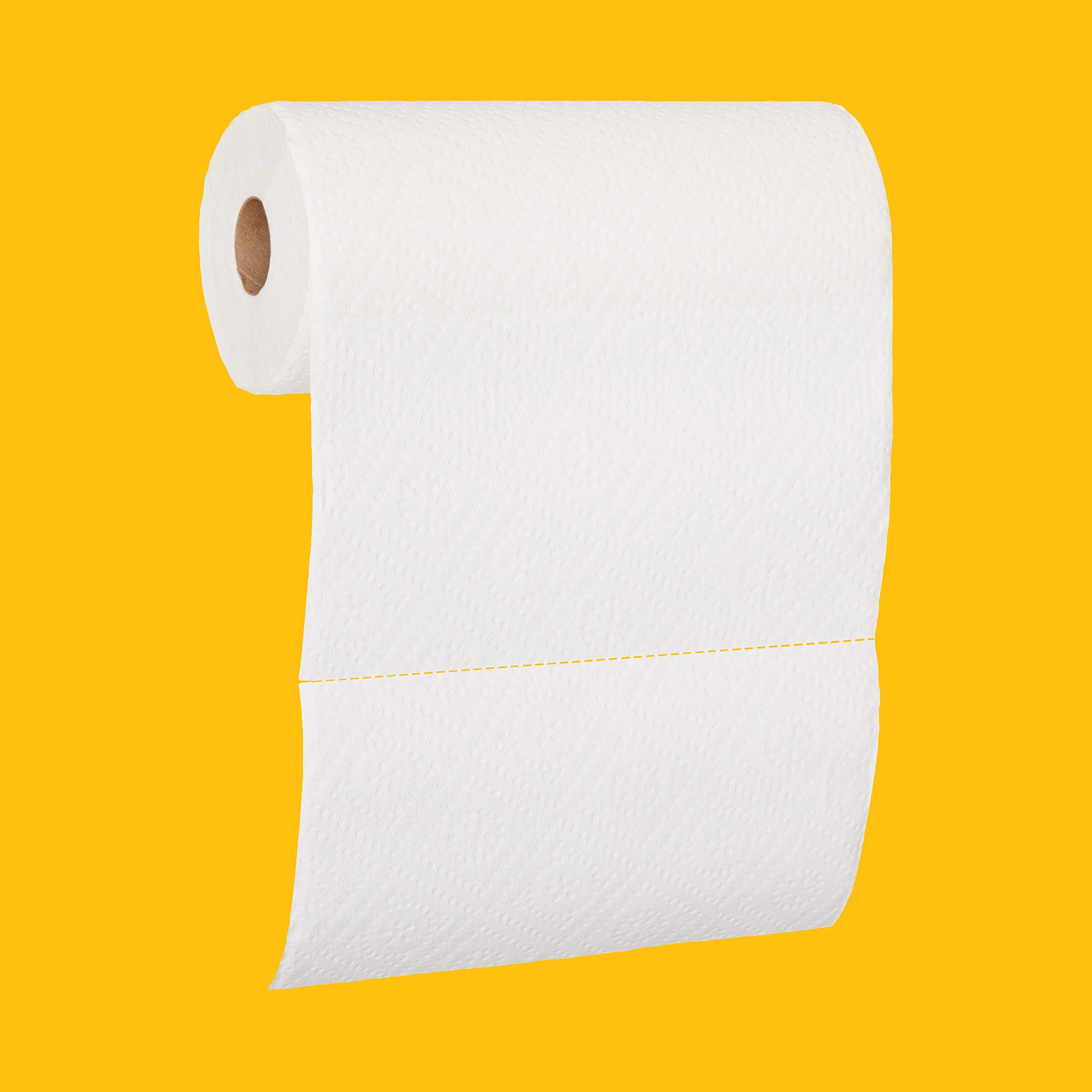 AmazonCommercial 2-Ply White Adapt-a-Size Kitchen Paper Towels (SOFI-056) | Bulk | Adapt-a-size | Individually Wrapped | FSC Certified |140 Towels per Roll (30 Rolls)(11 x 6 Sheet) - Image 2