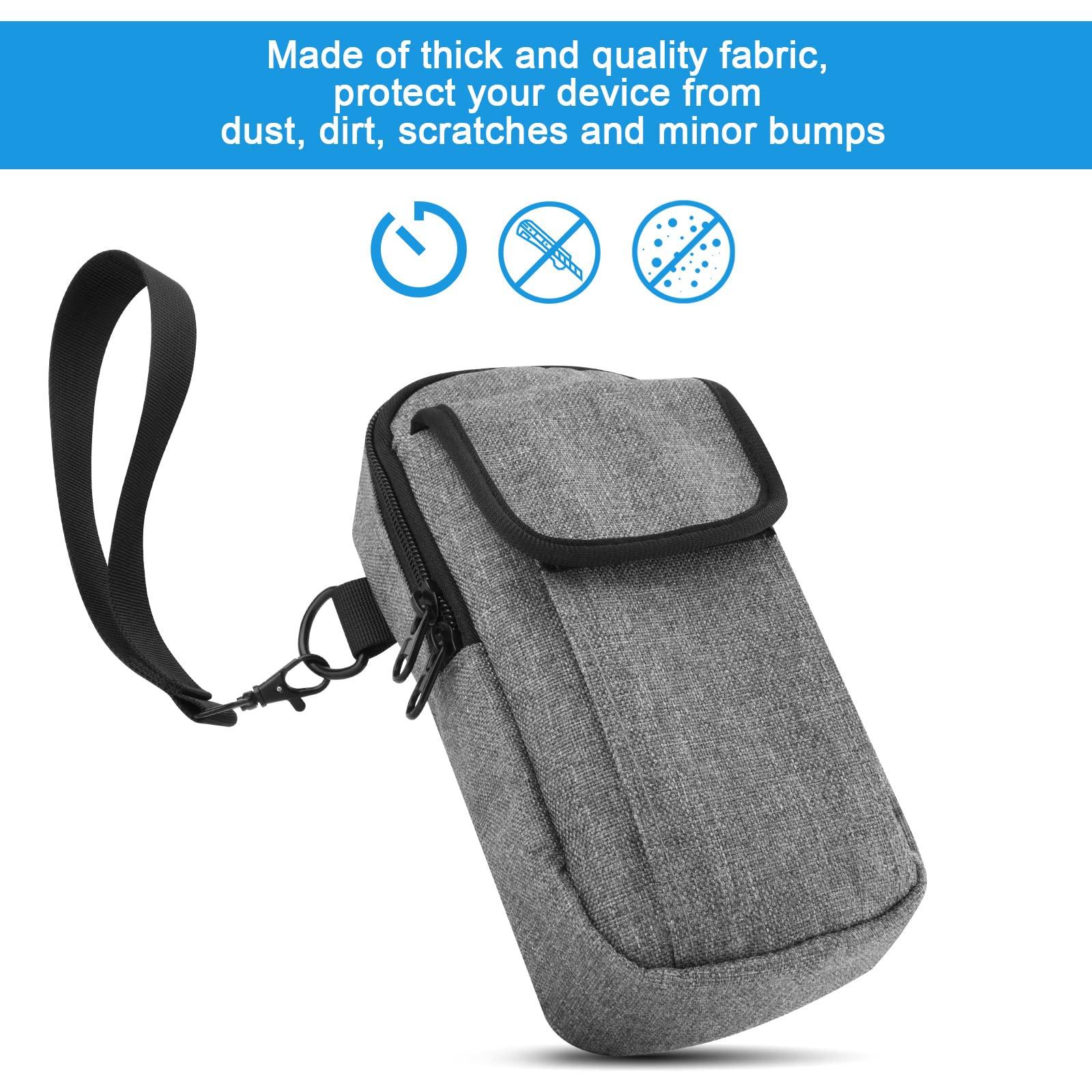 CaSZLUTION Travel Belt Case for DJI Osmo 7P / 7/6 / 5/4 SE, Portable Storage Bag Case with Belt keeper and Hand Strap Fits for DJI Osmo Mobile 7 Pro Smartphone Gimbal Stabilizer and Accessories - Image 5