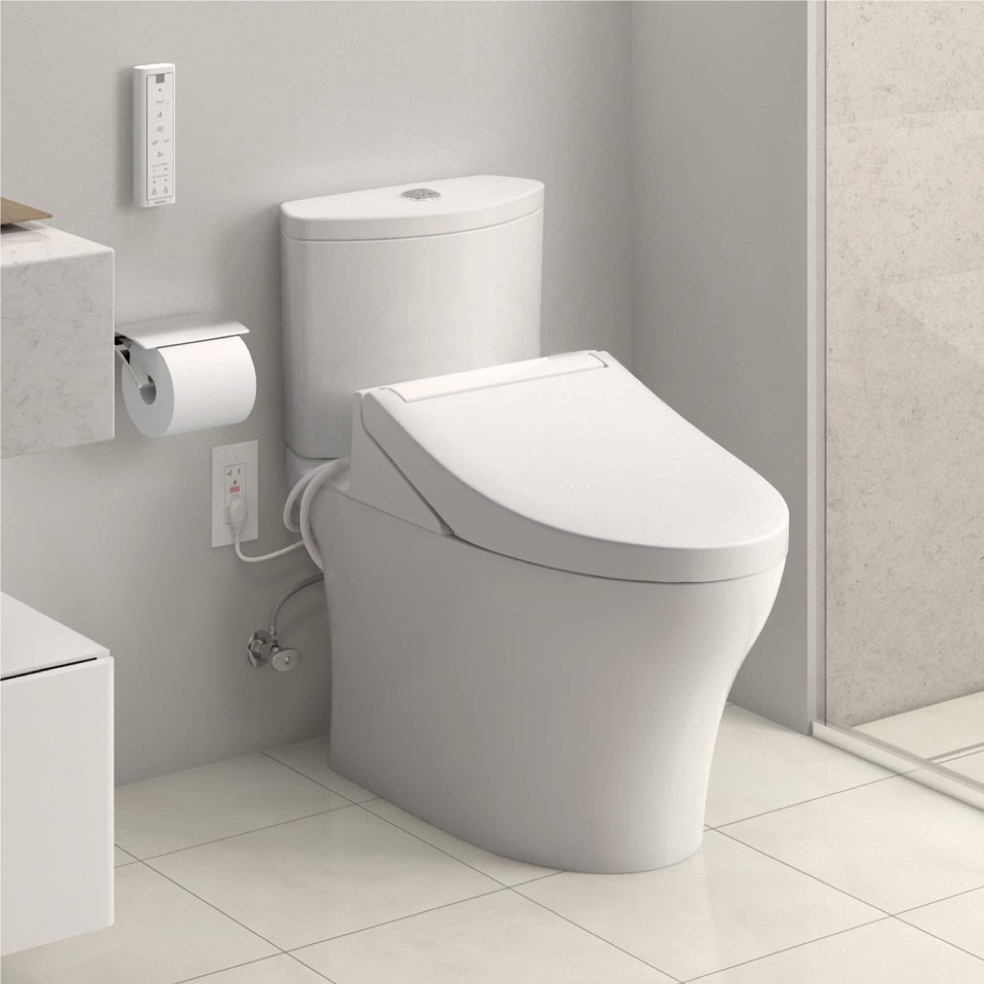 TOTO SW3084#01 WASHLET C5 Electronic Bidet Toilet Seat with PREMIST and EWATER+ Wand Cleaning, Elongated, Cotton White - Image 23