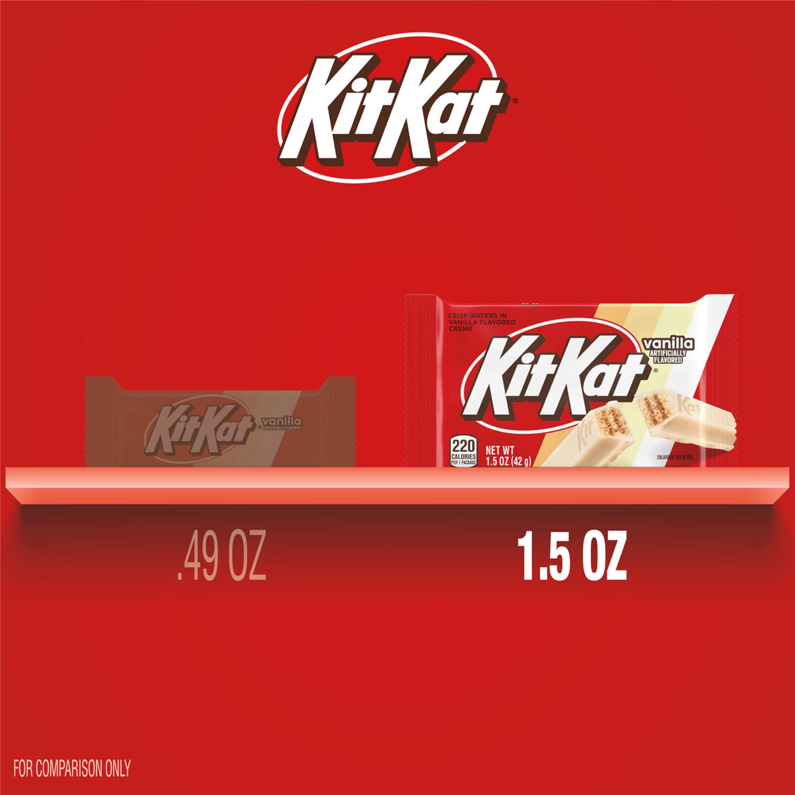 KIT KAT Vanilla Flavored Wafer Candy Bars, 1.5 oz (24 Count) - Image 7