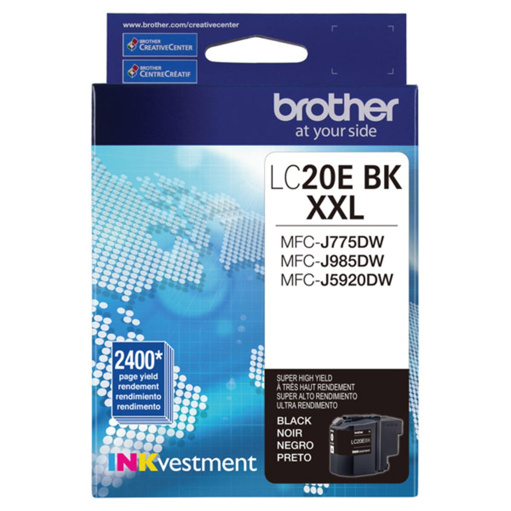 Brother LC20EBK Super High Yield Black Ink Cartridge - Image 2