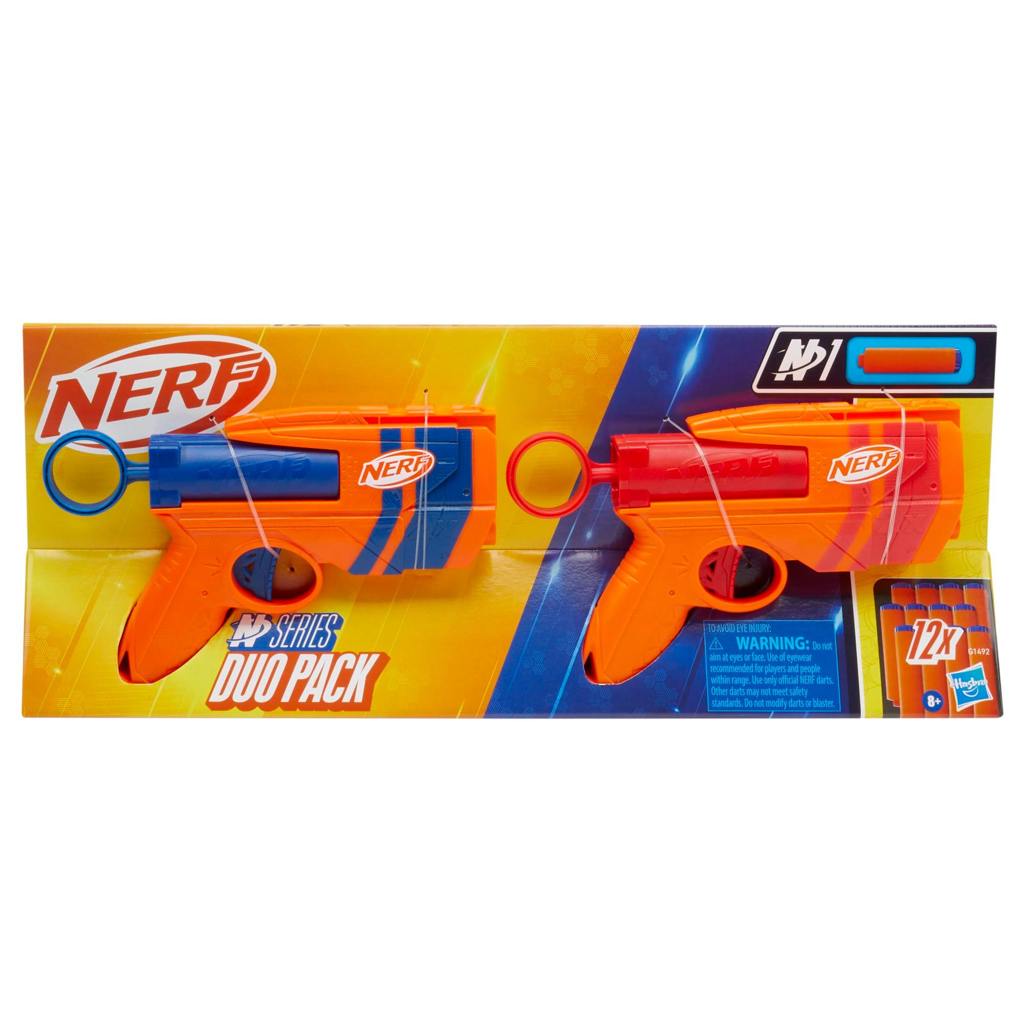 Nerf N Series Duo Pack, Includes 2 Ward Blasters, 12 N1 Darts Compatible Only N Series Blasters, Kids Outdoor Games, Ages 8+ - Image 3