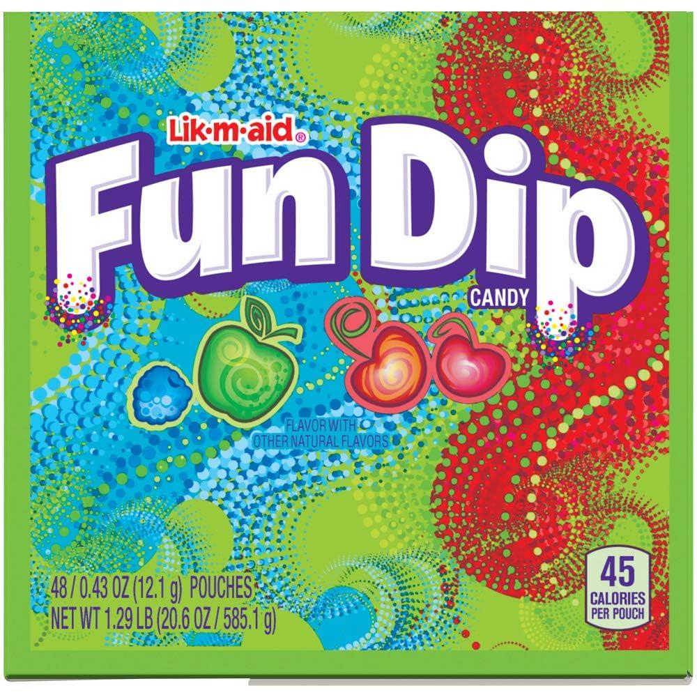 Wonka Fun Dip, Assorted Flavor Party Pack, 0.43 Ounce Packets (48 Count) - Image 5
