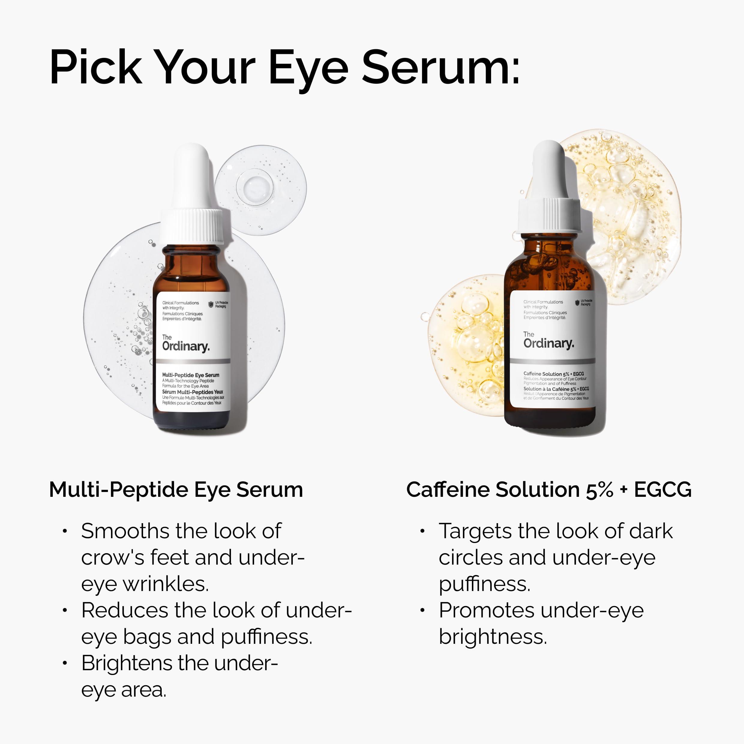 The Ordinary Multi-Peptide Eye Serum, Anti-Aging Formula for Crow’s Feet, Dark Circles & Puffiness - Image 5