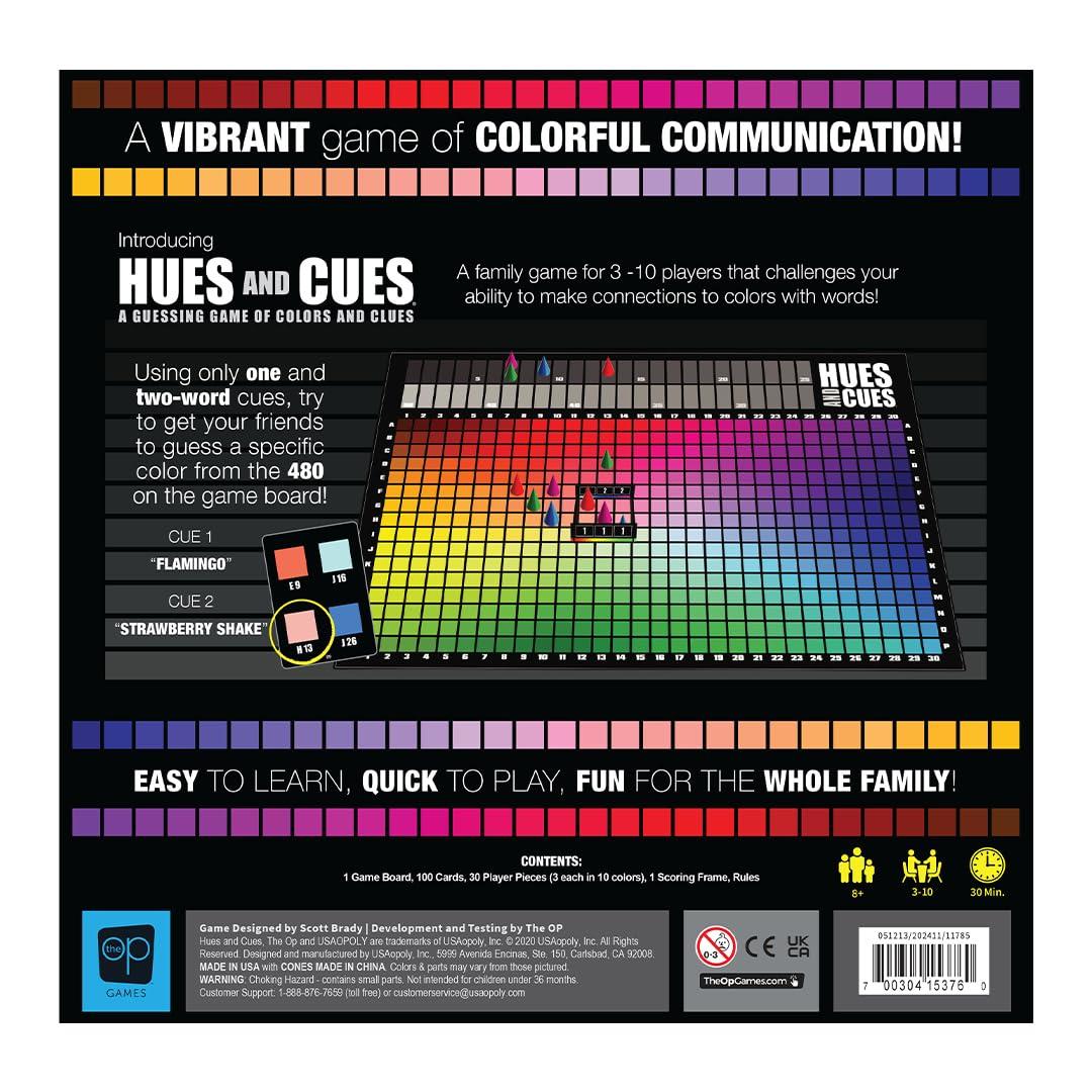 HUES and CUES - Vibrant Color Guessing Board Game for 3-10 Players Ages 8+, Connect Clues and Guess from 480 Color Squares - Image 10