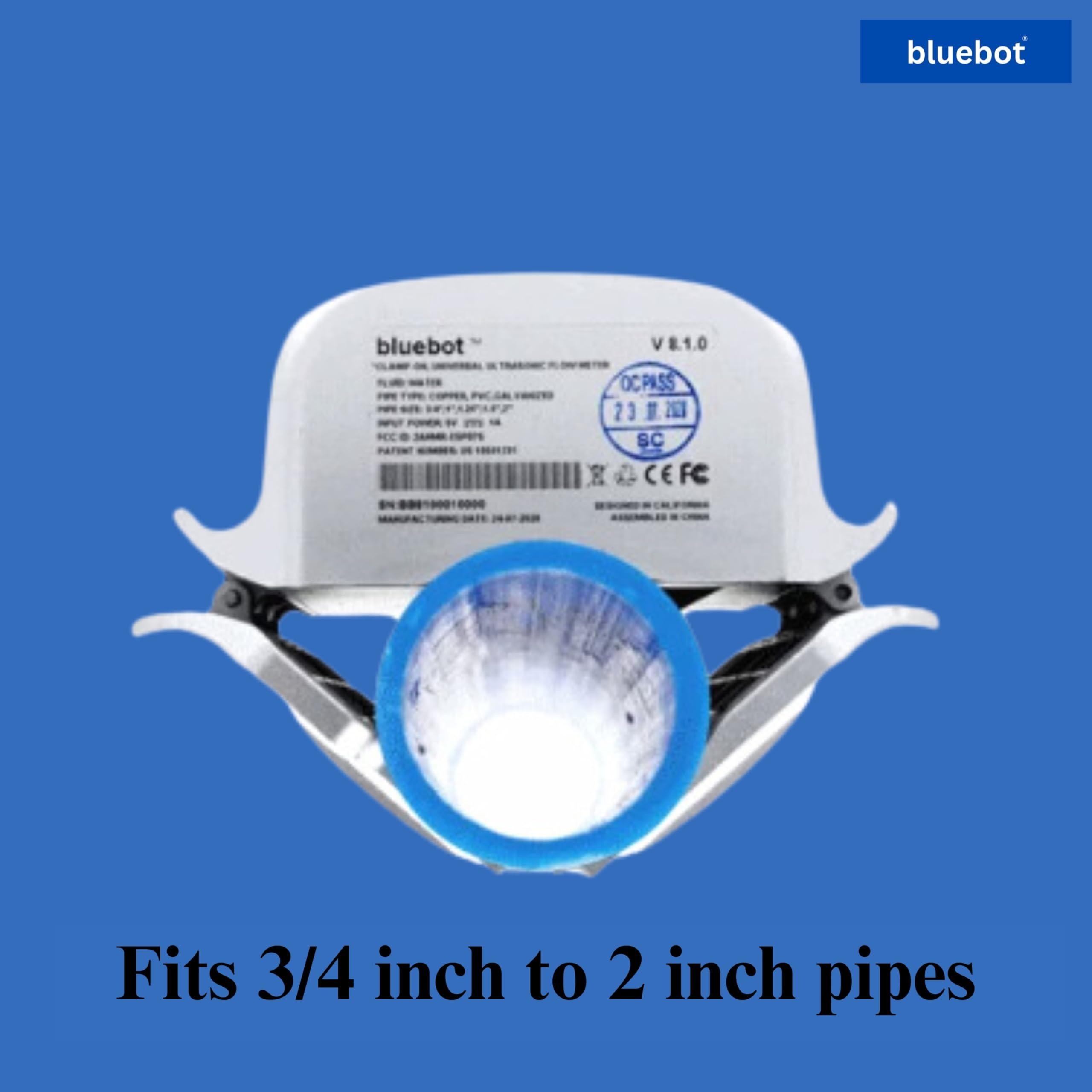 Bluebot WiFi Smart Water Flo Meter – Clamp-On, Real-Time Monitoring, Unusual Flow & Leak Detector, Remote Access, Easy Installation, Fits 3/4-Inch to 2-Inch Pipes for Home and Office Water Management. - Image 4