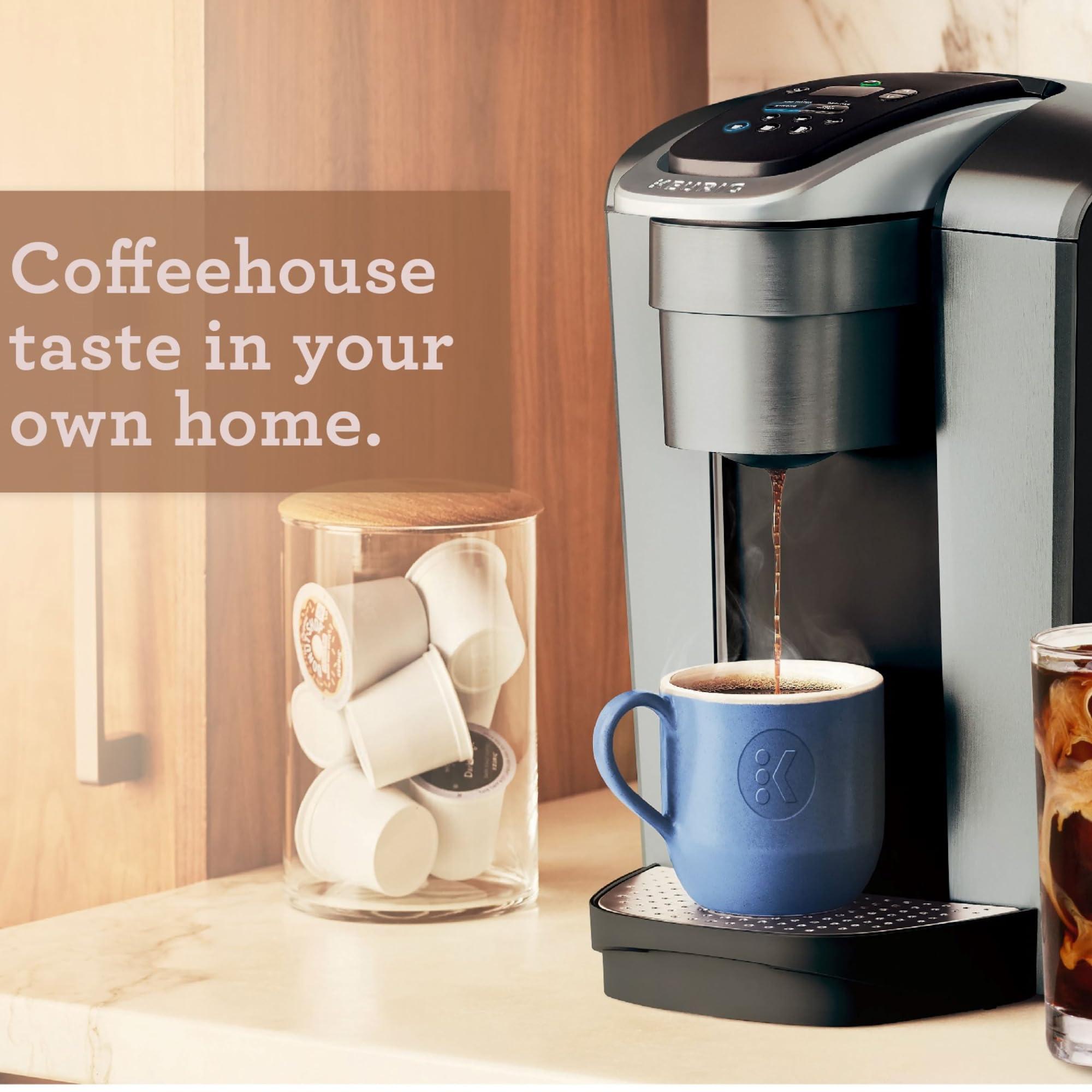 Keurig K-Elite Single Serve K-Cup Pod Coffee Maker, with Strength and Temperature Control, Iced Coffee Capability, 8 to 12oz Brew Size, Programmable, Brushed Silver - Image 12