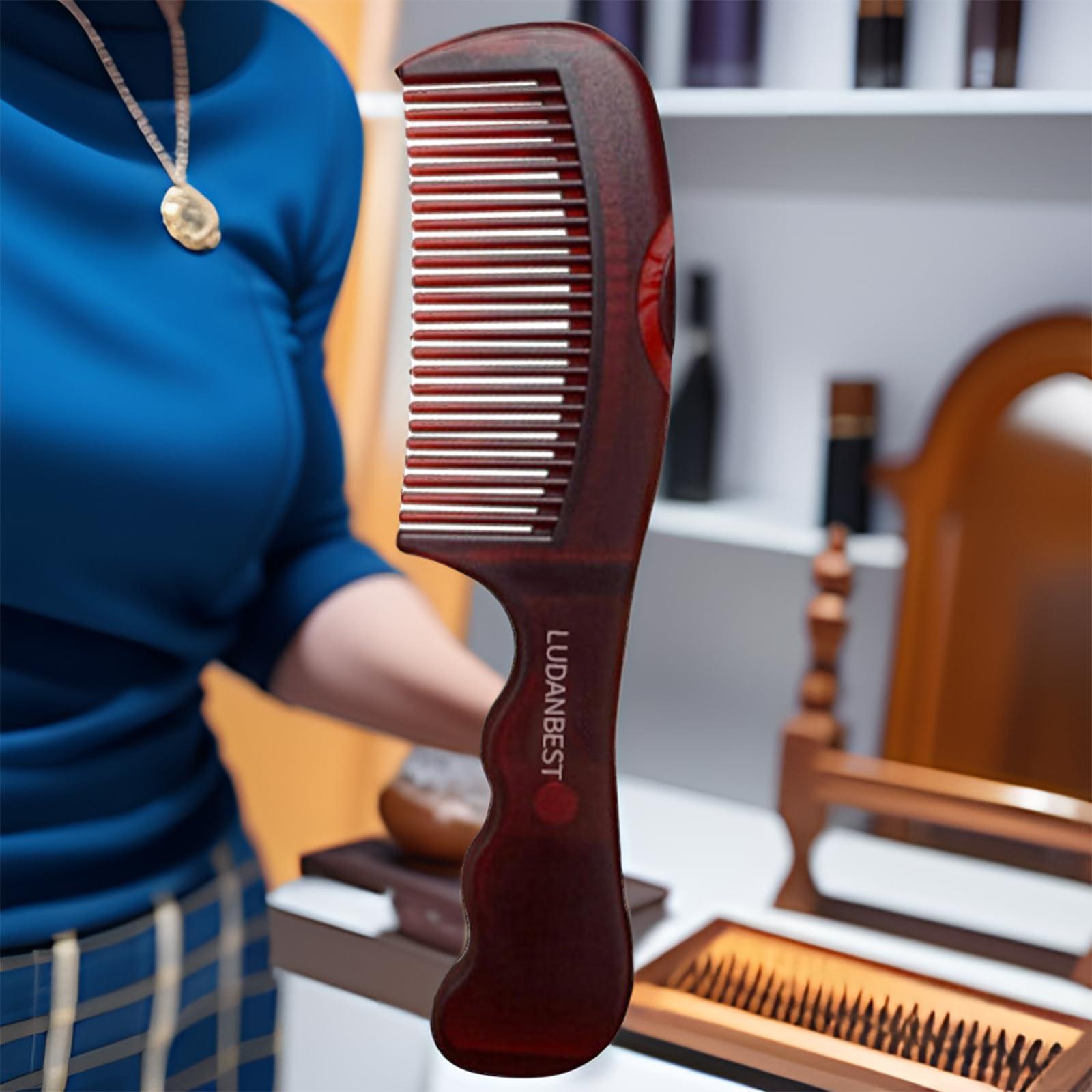 The fifth generation The revolutionary design of dandruff combs, and beauty combs, with healthier scalp and better hair quality, removes dandruff and dirt for women and me - Image 4