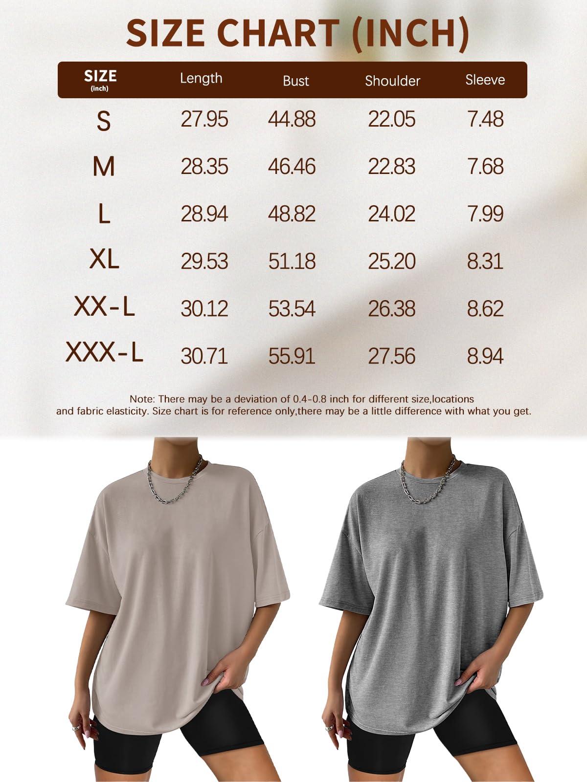 Trendy Queen Womens Oversized Summer T Shirts Fashion Workout Plus Size Tops Short Sleeve Beach Vacation Gym Clothes 2025 - Image 6