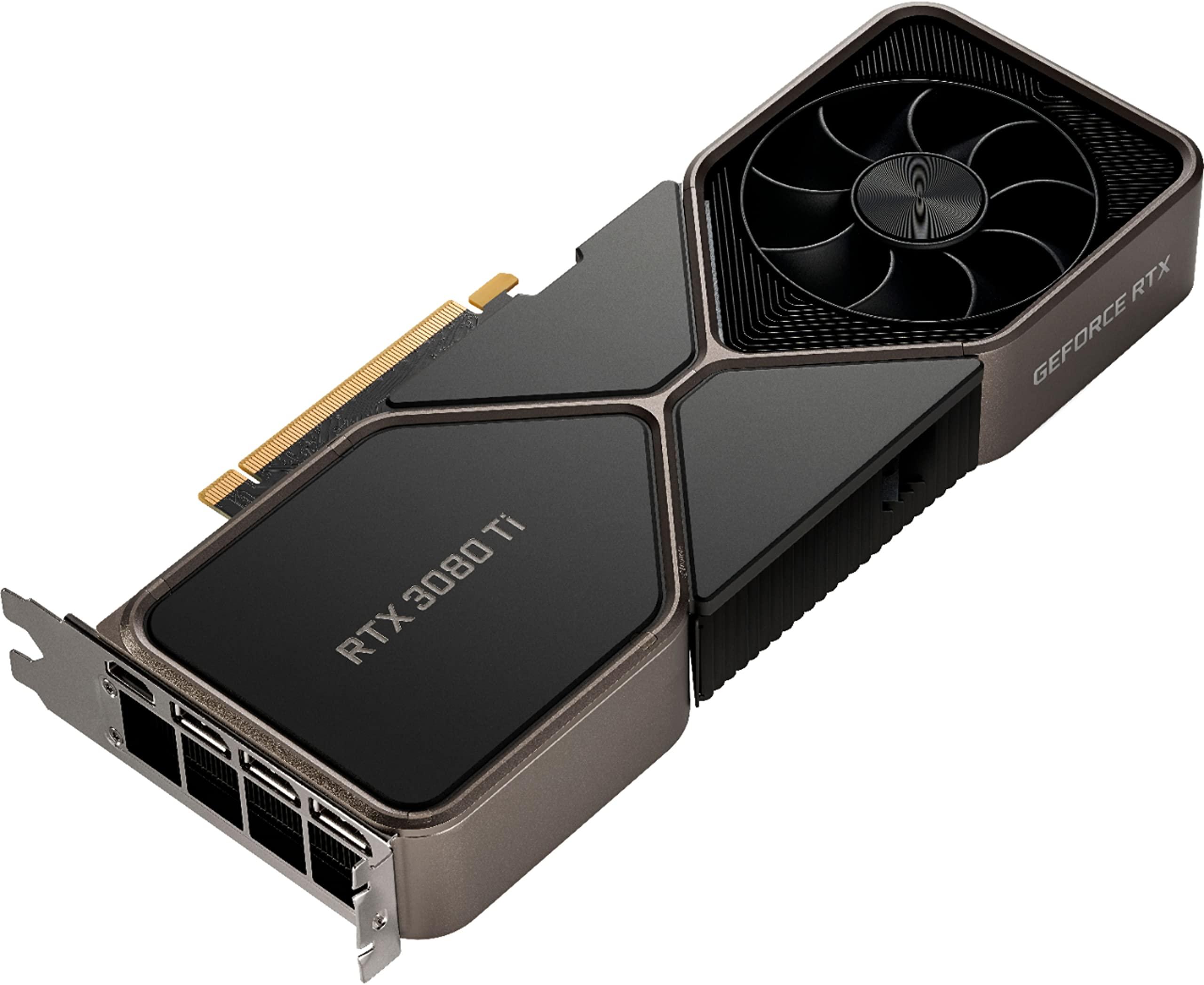 Geforce RTX 3080 Ti 12GB GDDR6X PCI Express 4.0 Graphics Card Titanium and Black (Renewed) - Image 4