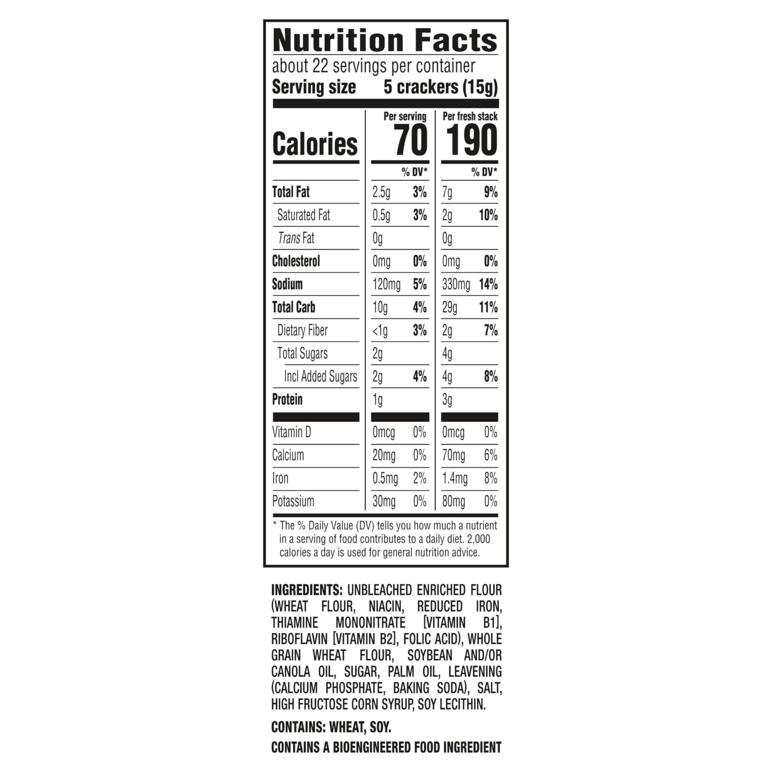 RITZ Fresh Stacks Whole Wheat Crackers, Bulk Travel Snacks, 6 Boxes (48 Multi Snack Packs) - Image 2