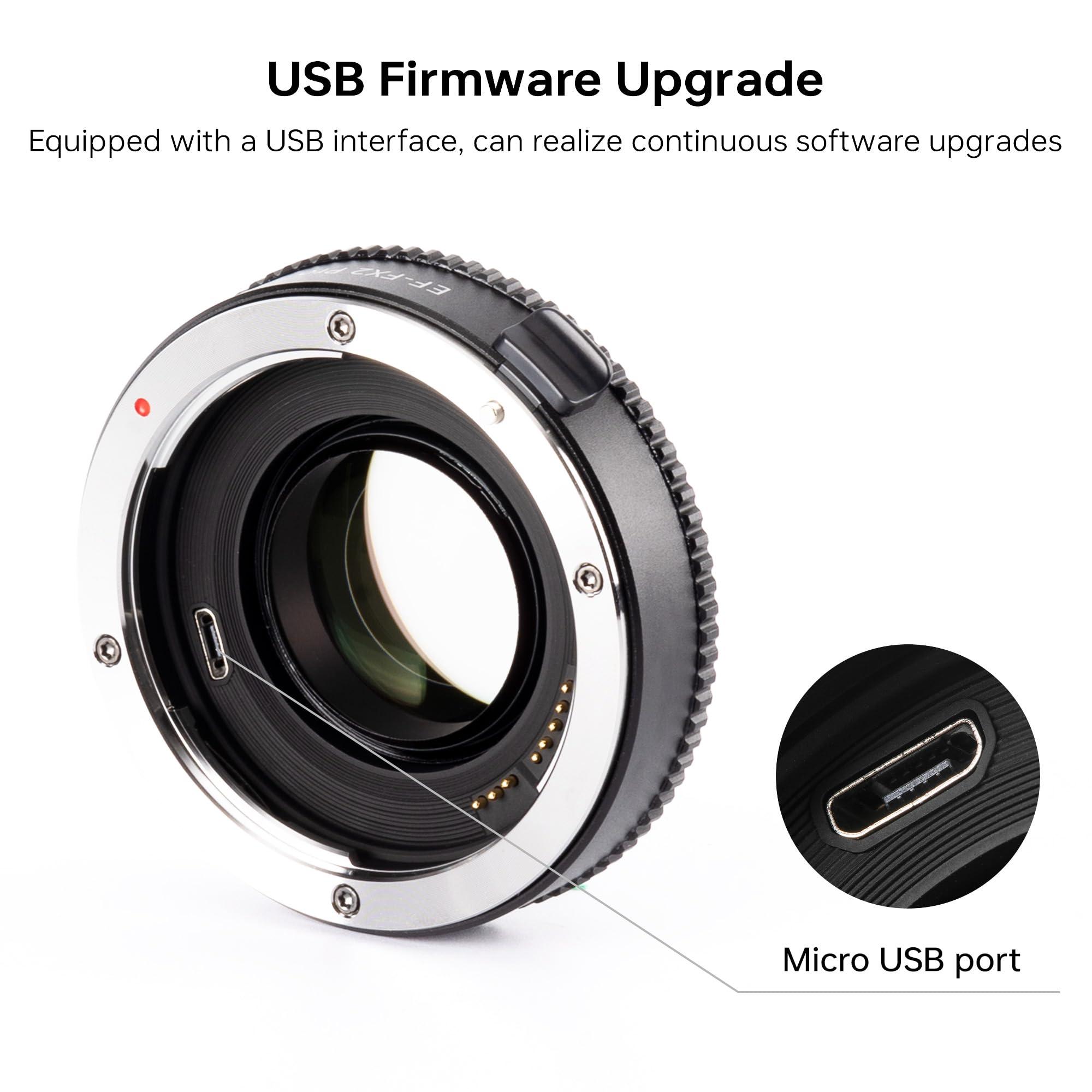 VILTROX EF-FX2 Pro Auto Focus Lens Adapter 0.71x Focal Reducer Speed Booster Adapter Compatible with Canon EF Mount Lens to Fuji X-Mount Camera X-T3 X-T2 X-T20 X-T10 X-T100 X-PRO 2 X-E3 X-A20 - Image 7