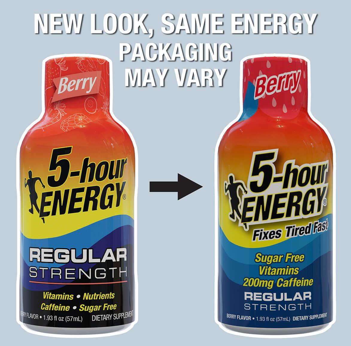 5-hour ENERGY Shots Regular Strength, Berry Flavor - 30 Count - Image 5