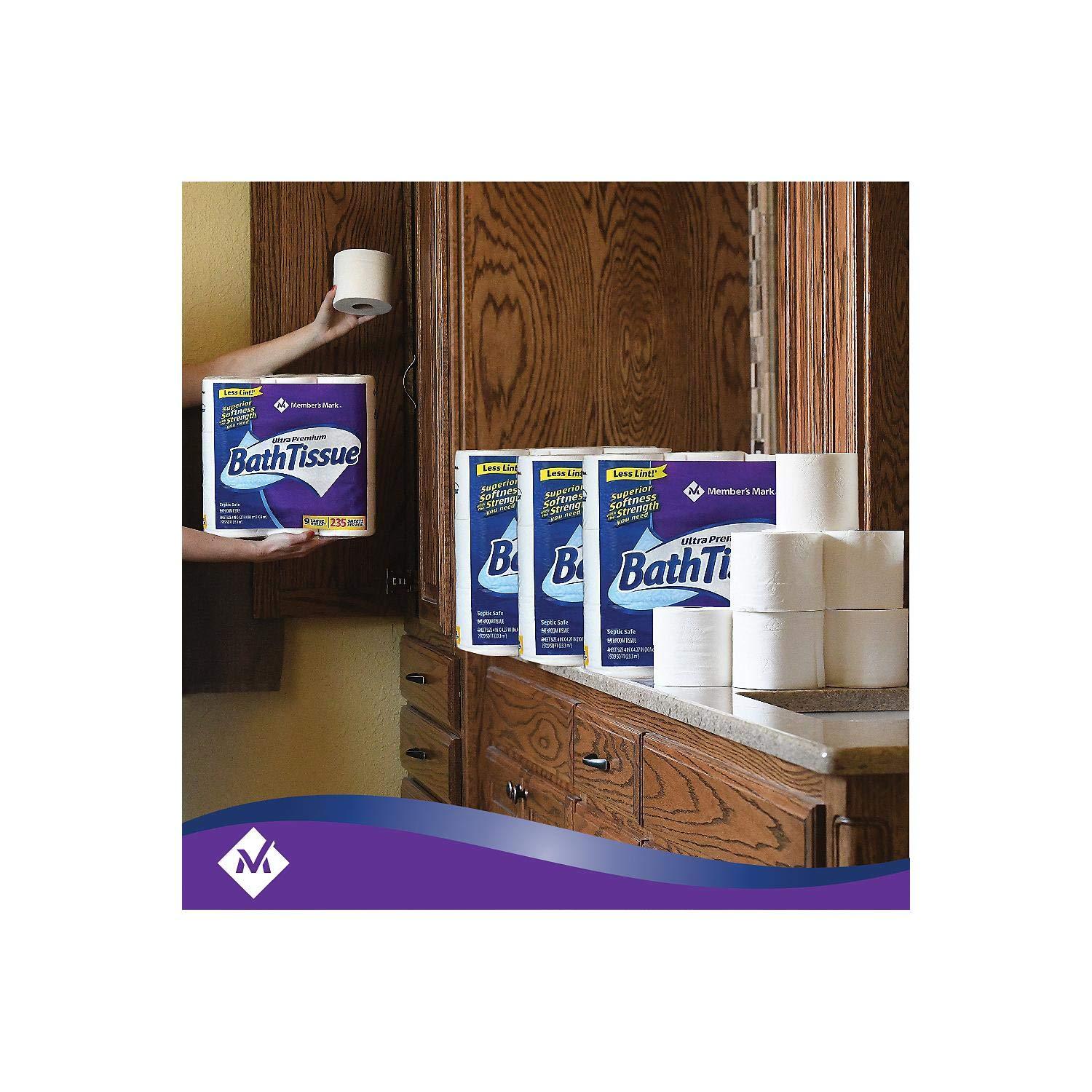 Member's Mark Ultra Premium Bath Tissue, 2 ply (232 sheets, 45 rolls) - Image 2