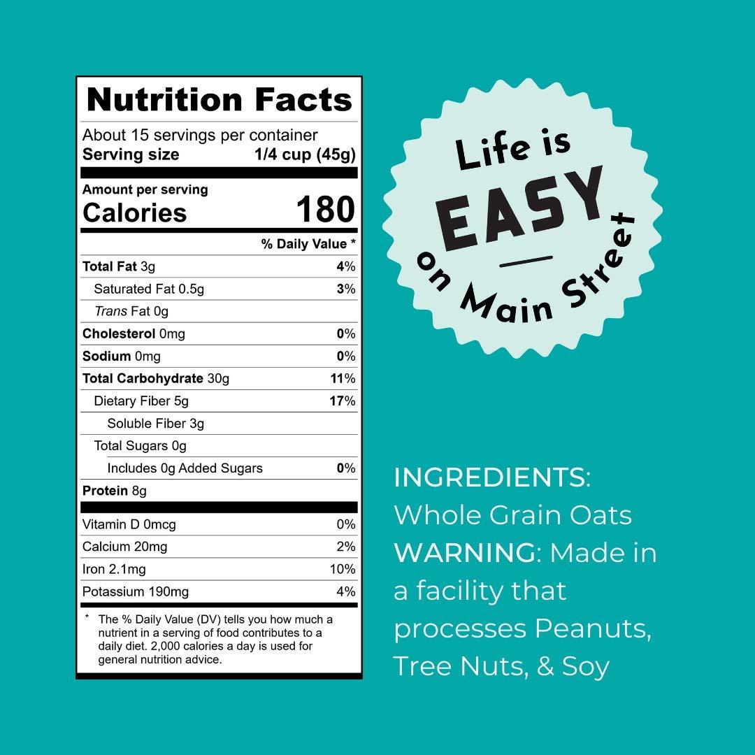 Bakery On Main Steel Cut Oats - Gluten Free, Non-GMO Project Verified, Purity Protocol, Kosher, Resealable Bag, 24oz (Pack of 2) - Image 3