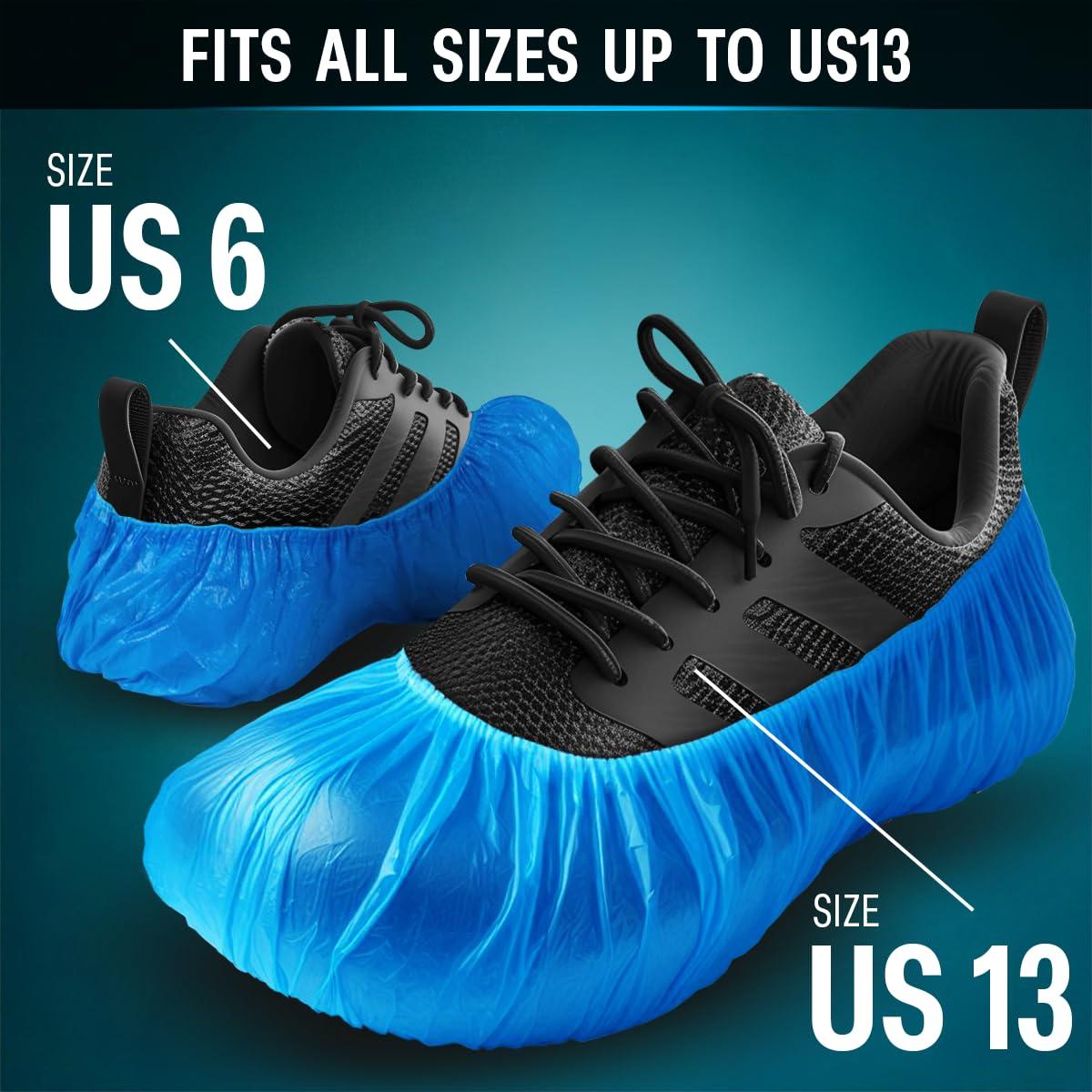 120 PCS Shoe Covers Disposable Non Slip, Waterproof, Recyclable Shoe Booties, shoe covers for indoors and out - One Size Fits All - Image 4
