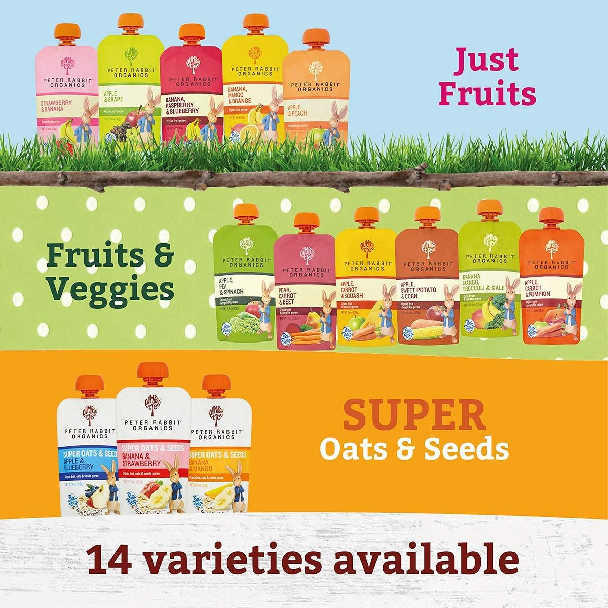 Pumpkin Tree Organics Super Oats & Seeds, Banana & Strawberry, 4 Ounce (Pack of 10) - Image 7