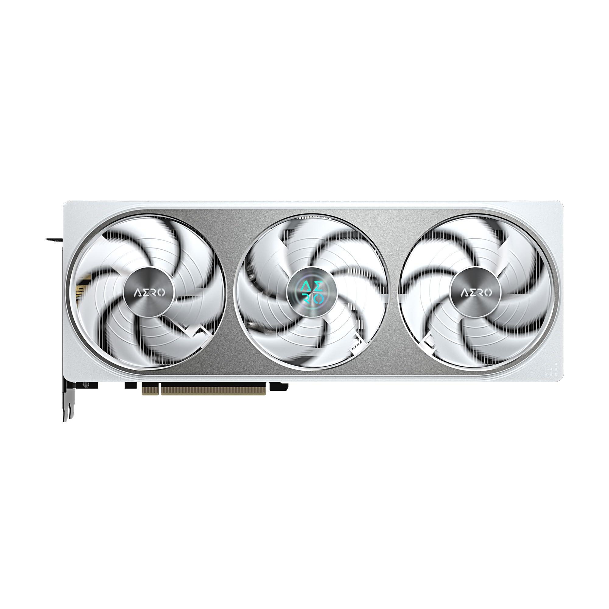 GIGABYTE GeForce RTX 5070 AERO OC 12G Graphics Card, 12GB 192-bit GDDR7, PCIe 5.0, WINDFORCE Cooling System, GV-N5070AERO OC-12GD Video Card - Image 2